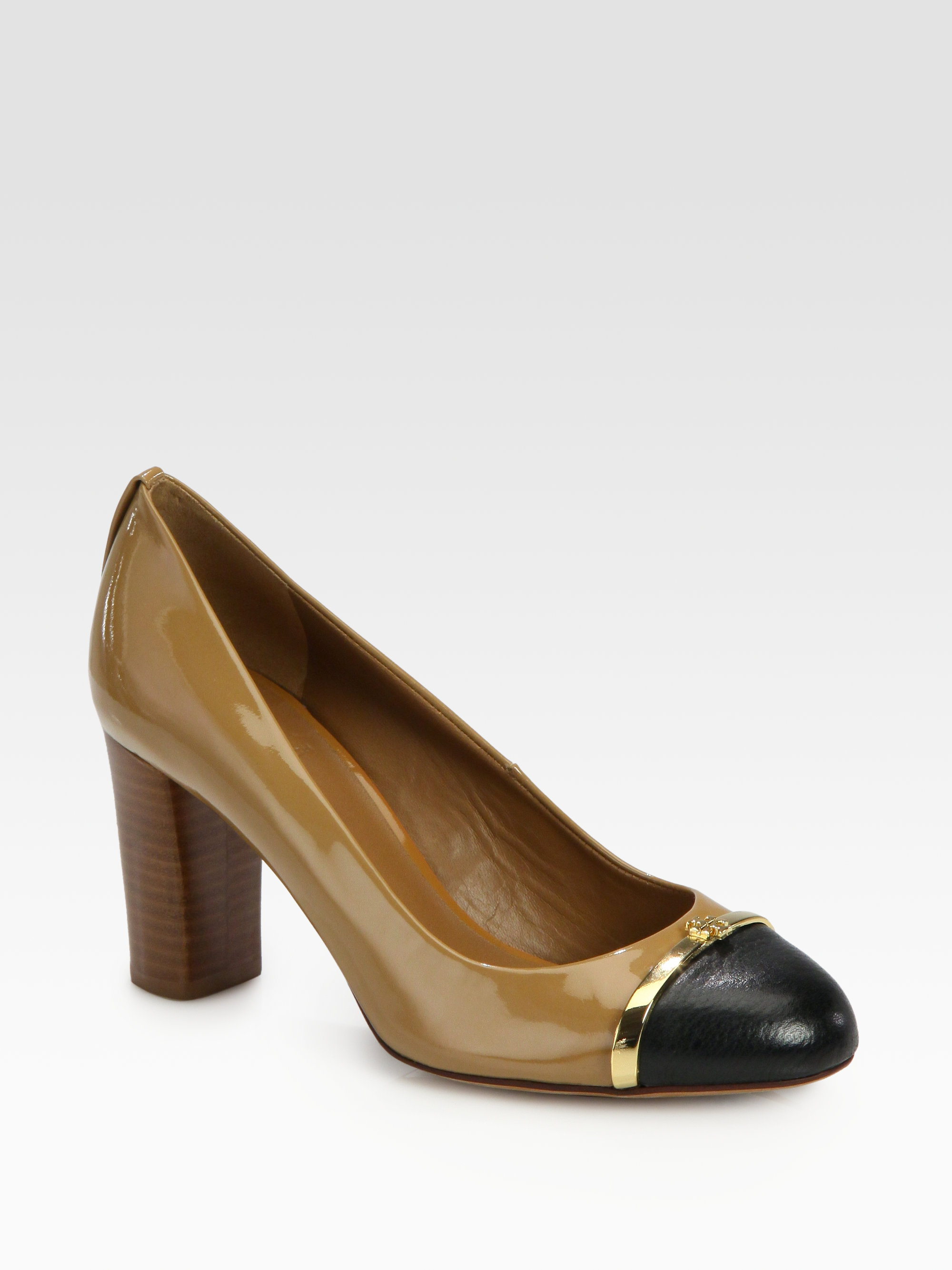 Lyst - Tory Burch Pacey Patent Leather Pumps in Black