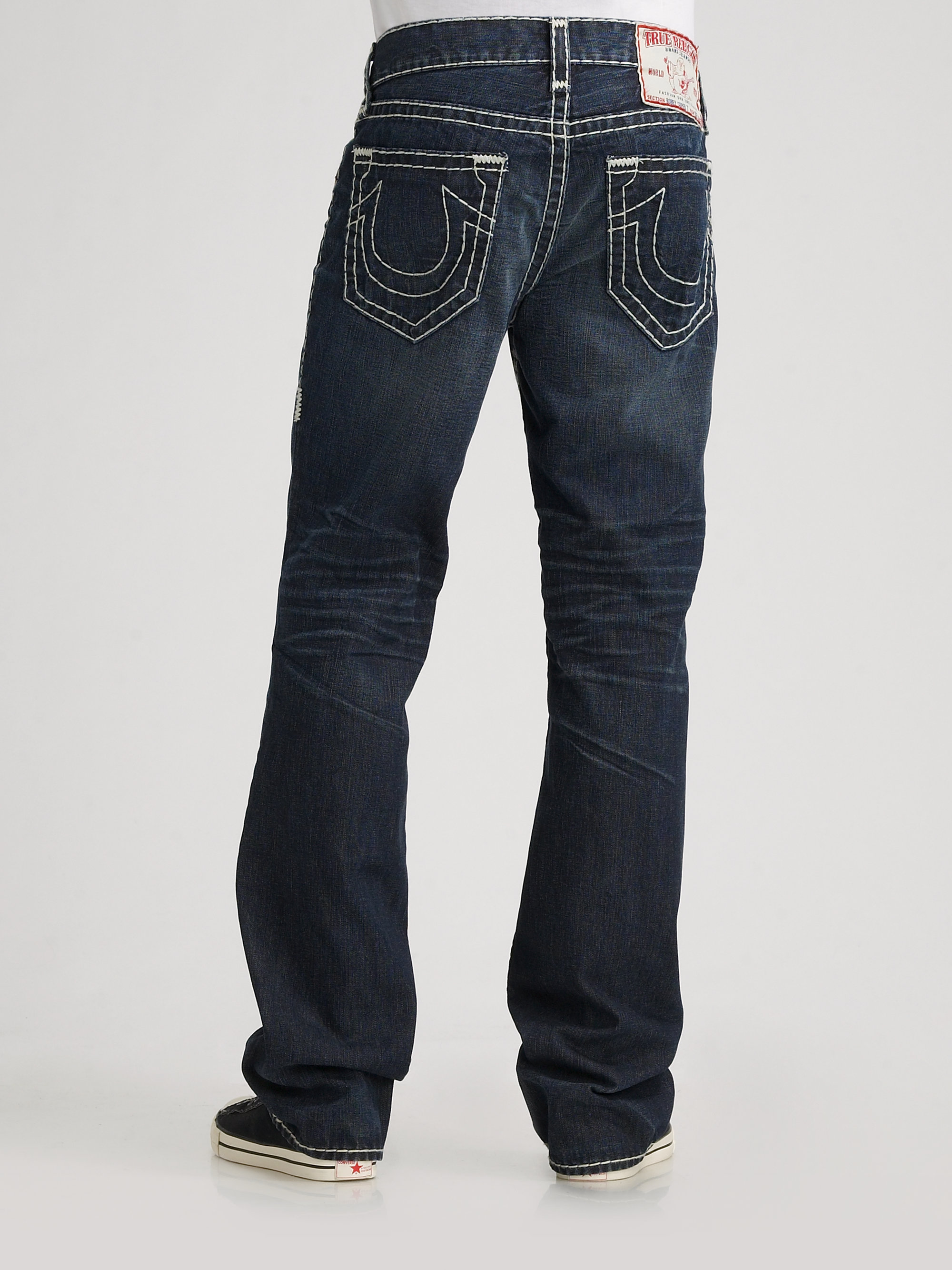 True Religion Bobby Super T Bootcut Jeans in Blue for Men | Lyst