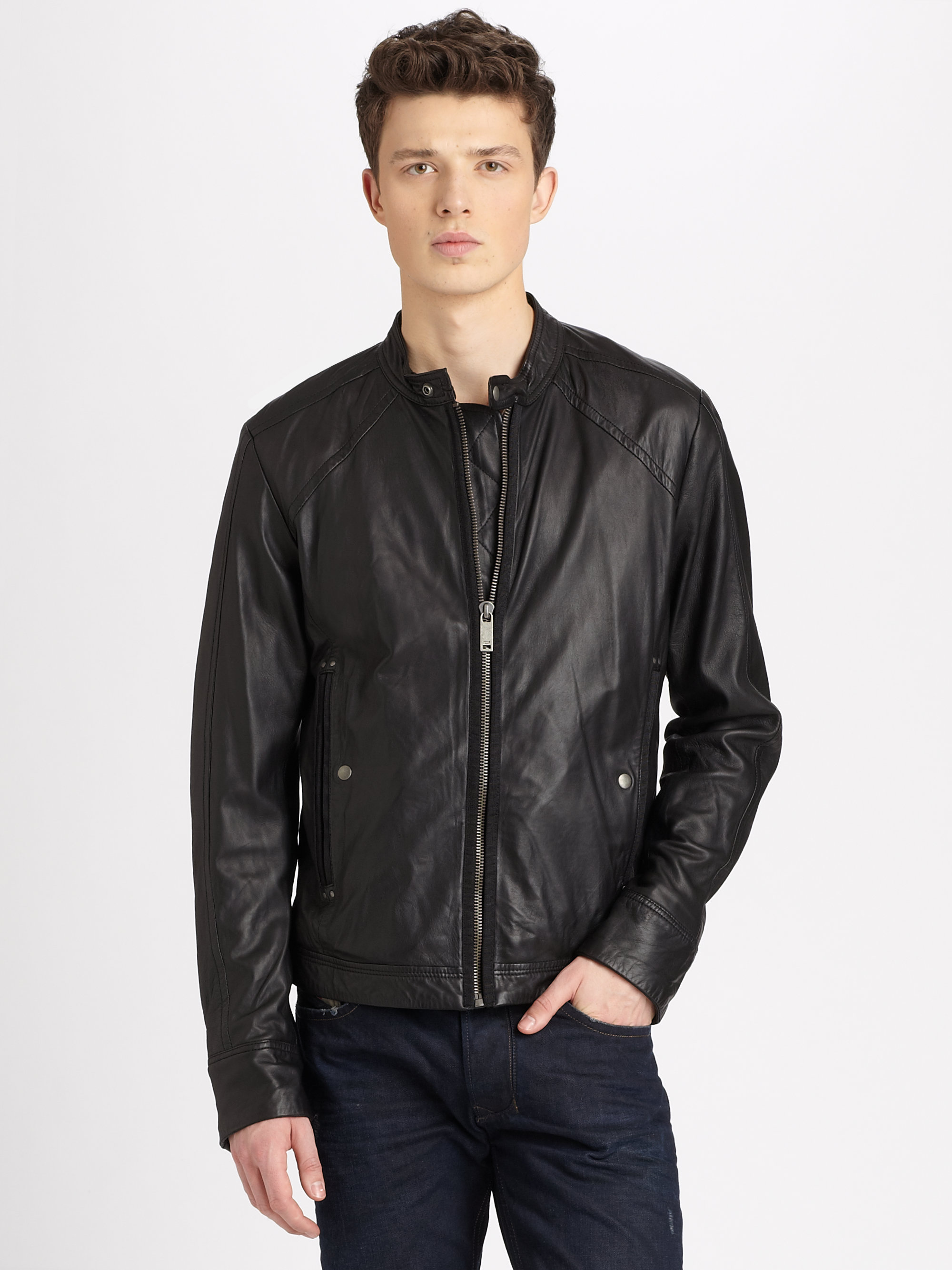 goat leather jacket