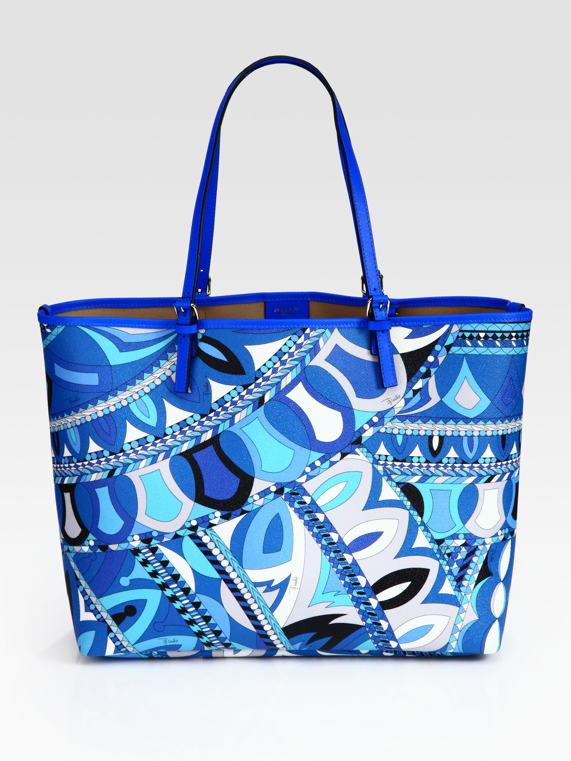 Emilio Pucci Beach Bag in Blue | Lyst