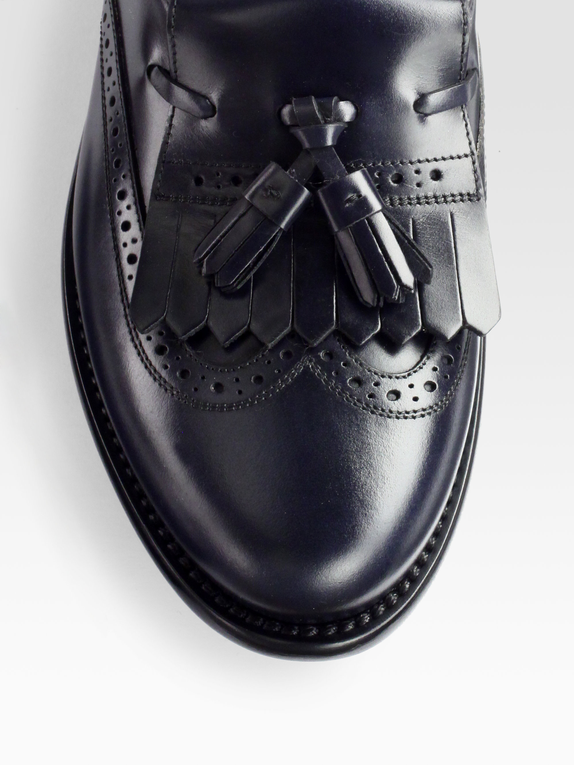 black loafers with tassels for men