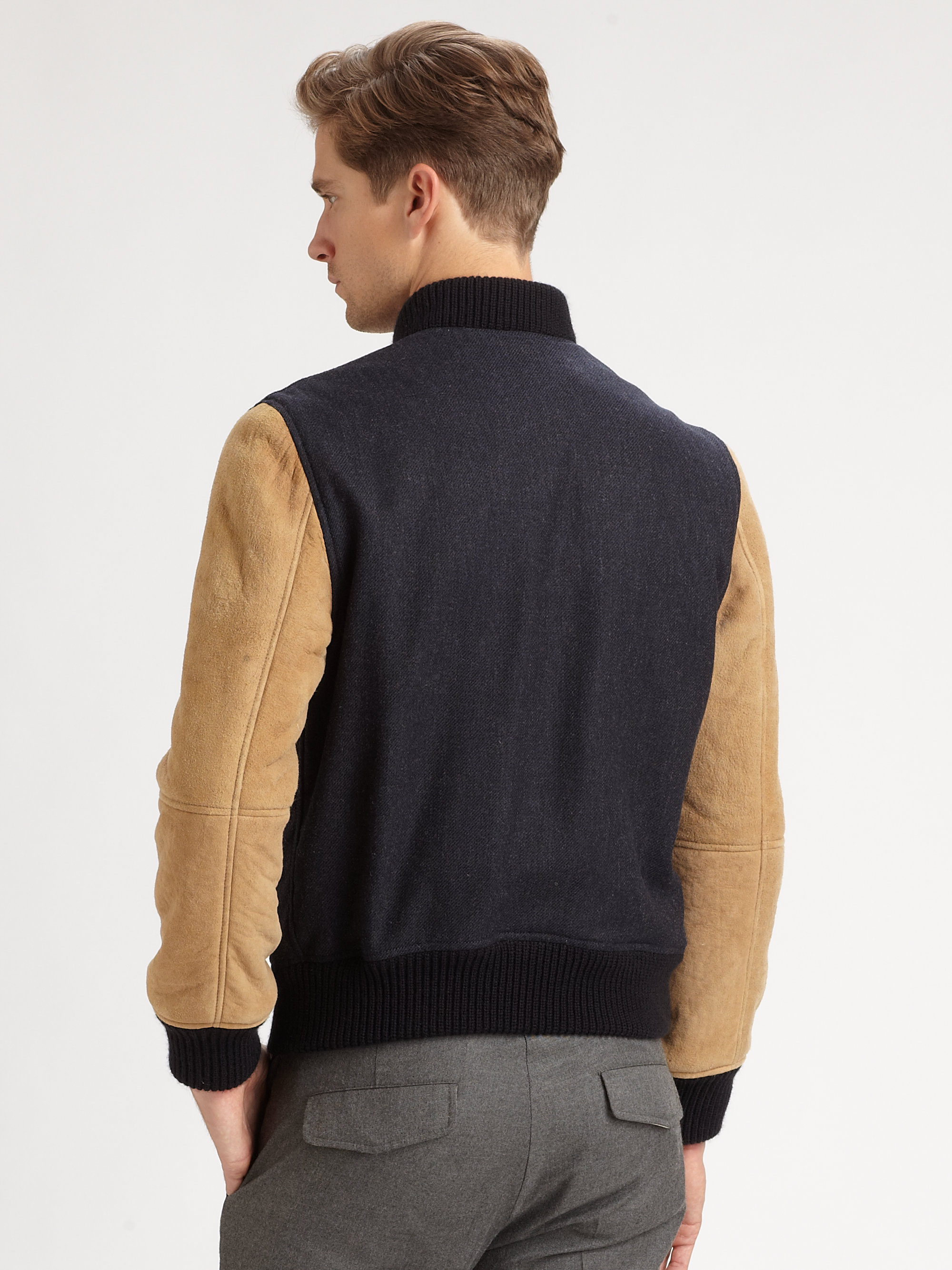 gant rugger varsity jacket