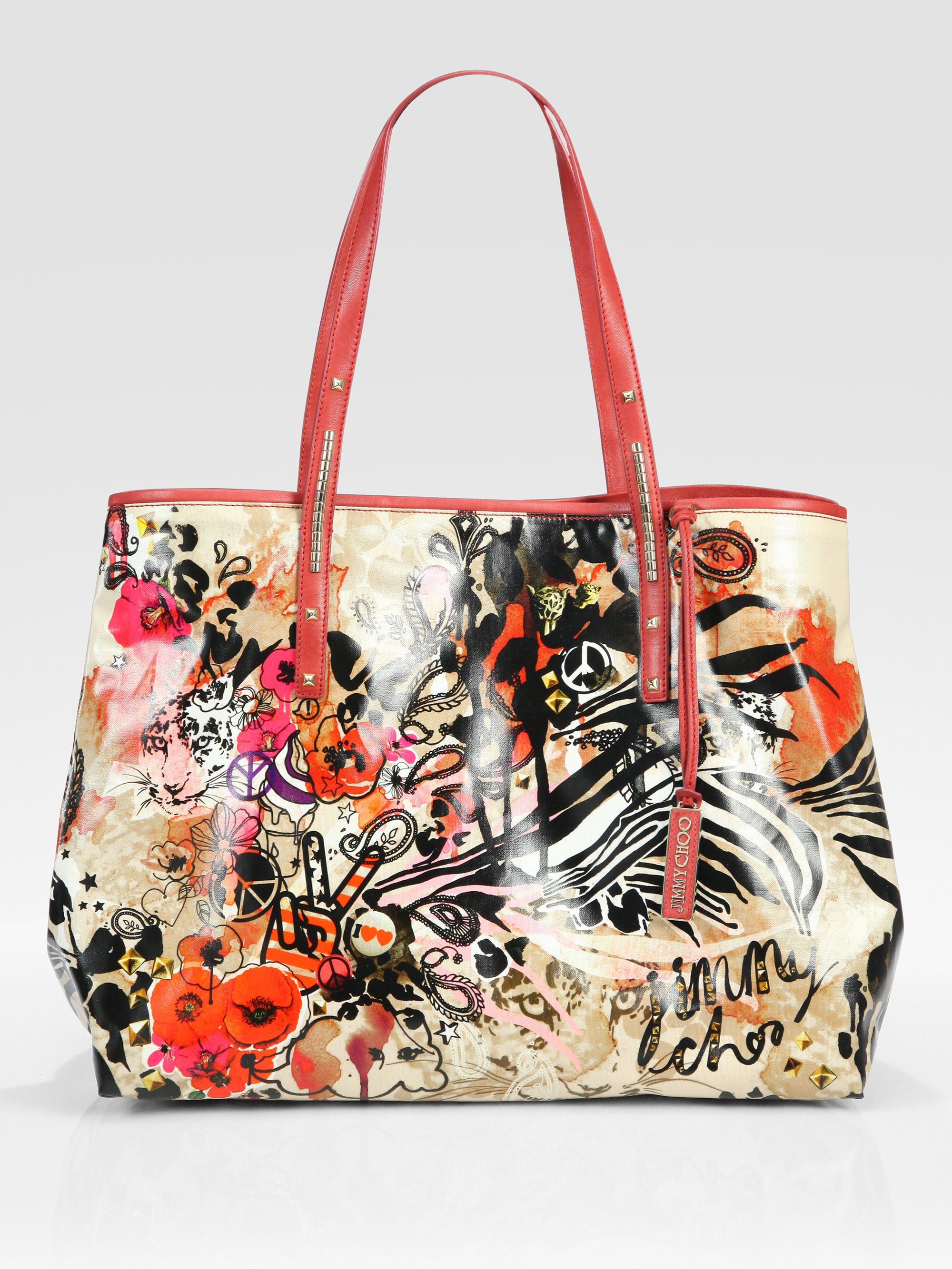jimmy choo canvas bag
