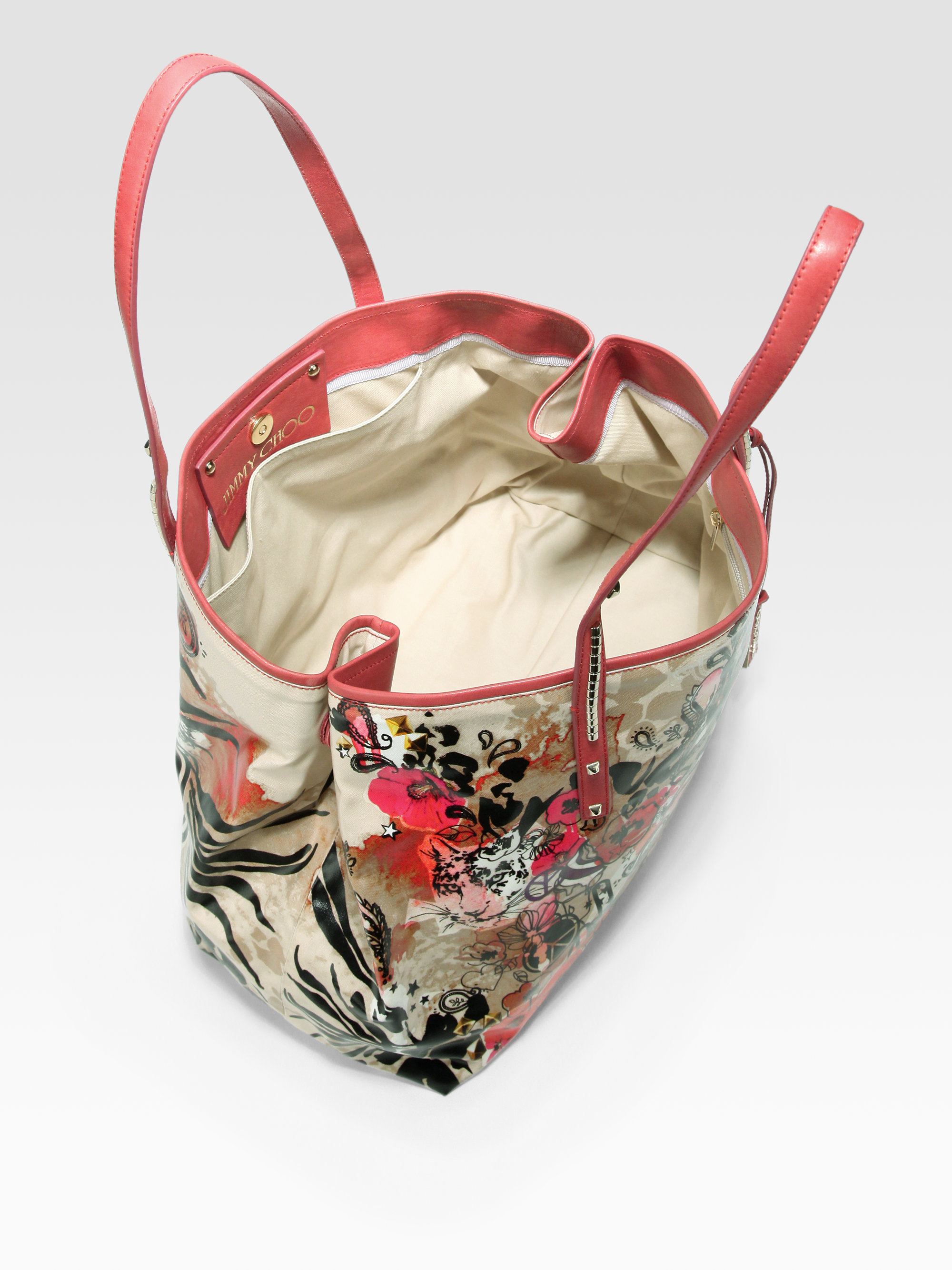 jimmy choo canvas bag