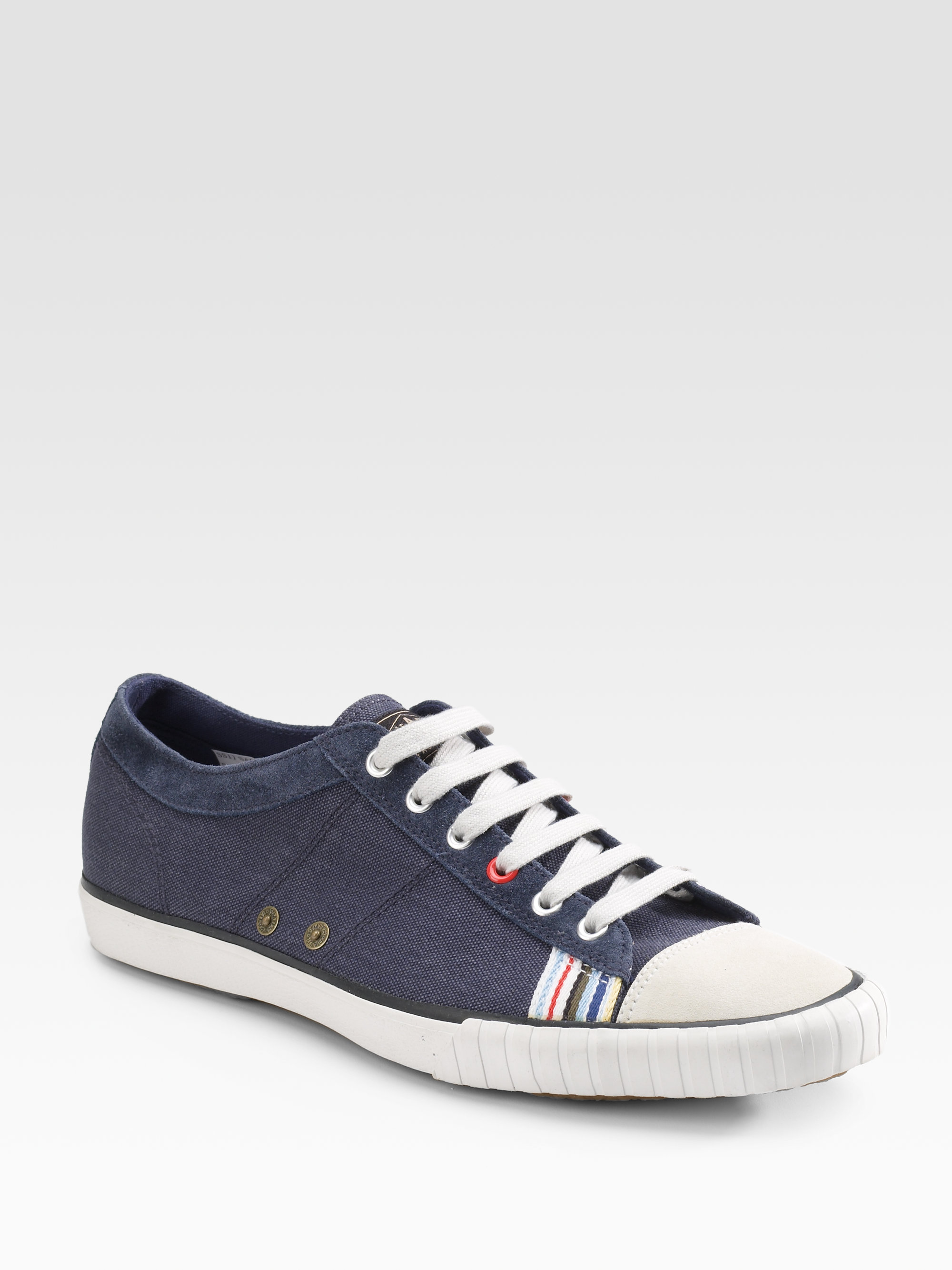 Paul Smith Canvas Sneakers in Blue for 