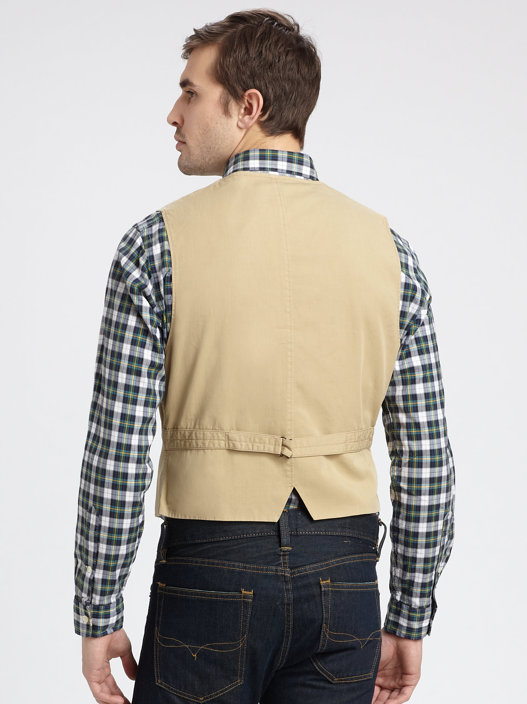 Polo ralph lauren Langley Vest in Natural for Men Lyst