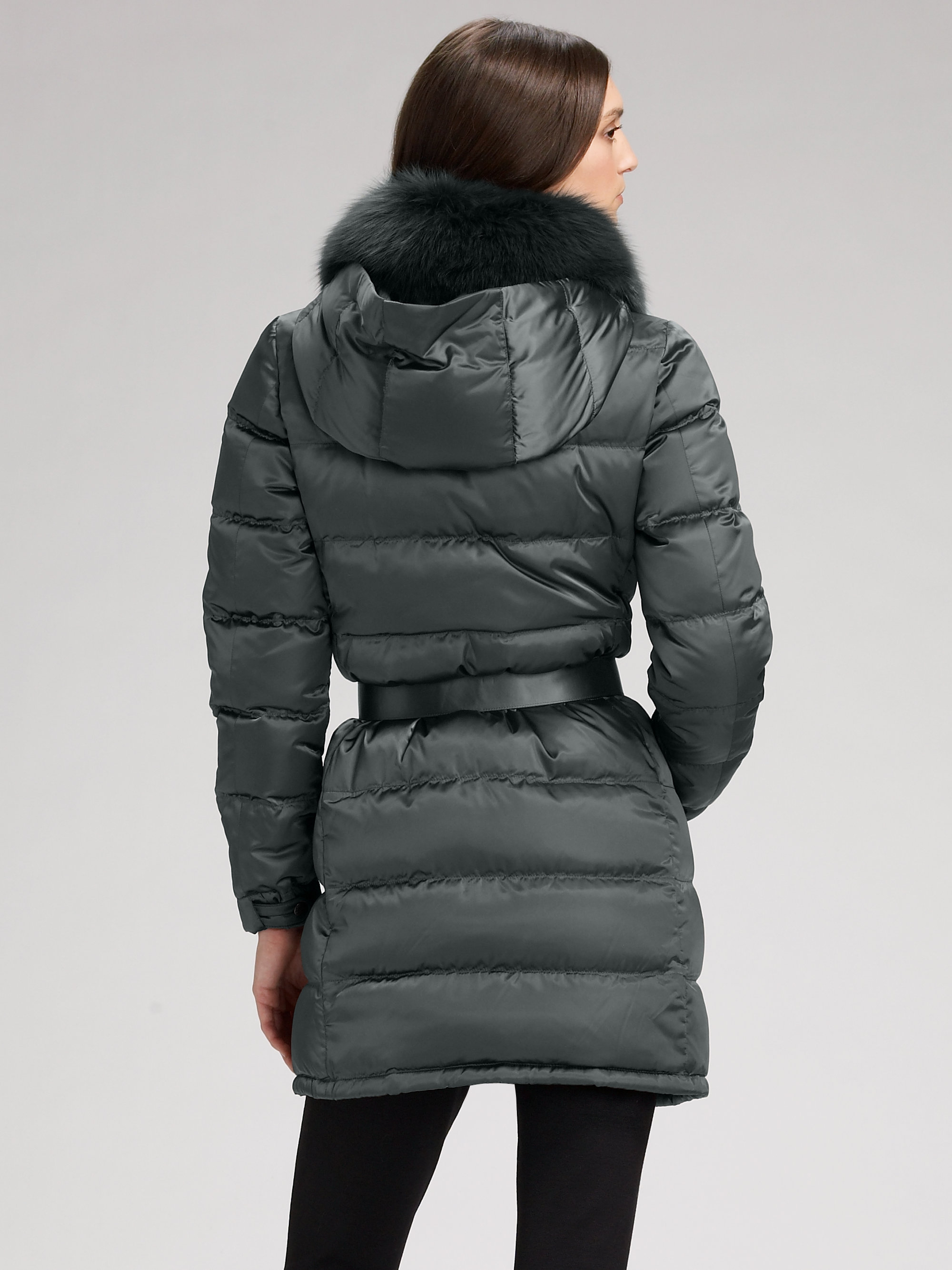 puffer jacket with hood
