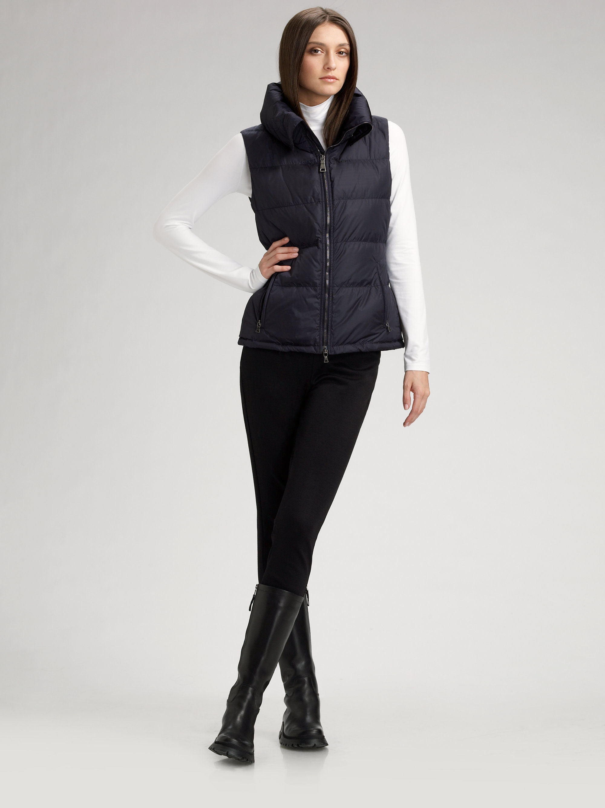 prada light blue puffer