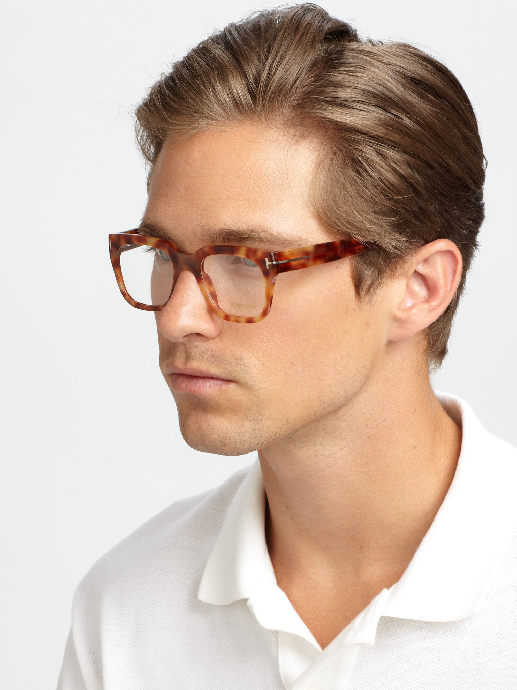 Tom Ford Plastic Optical Frames In Brown For Men Lyst Tom Ford Plastic Optical Frames In Brown For Men Lyst