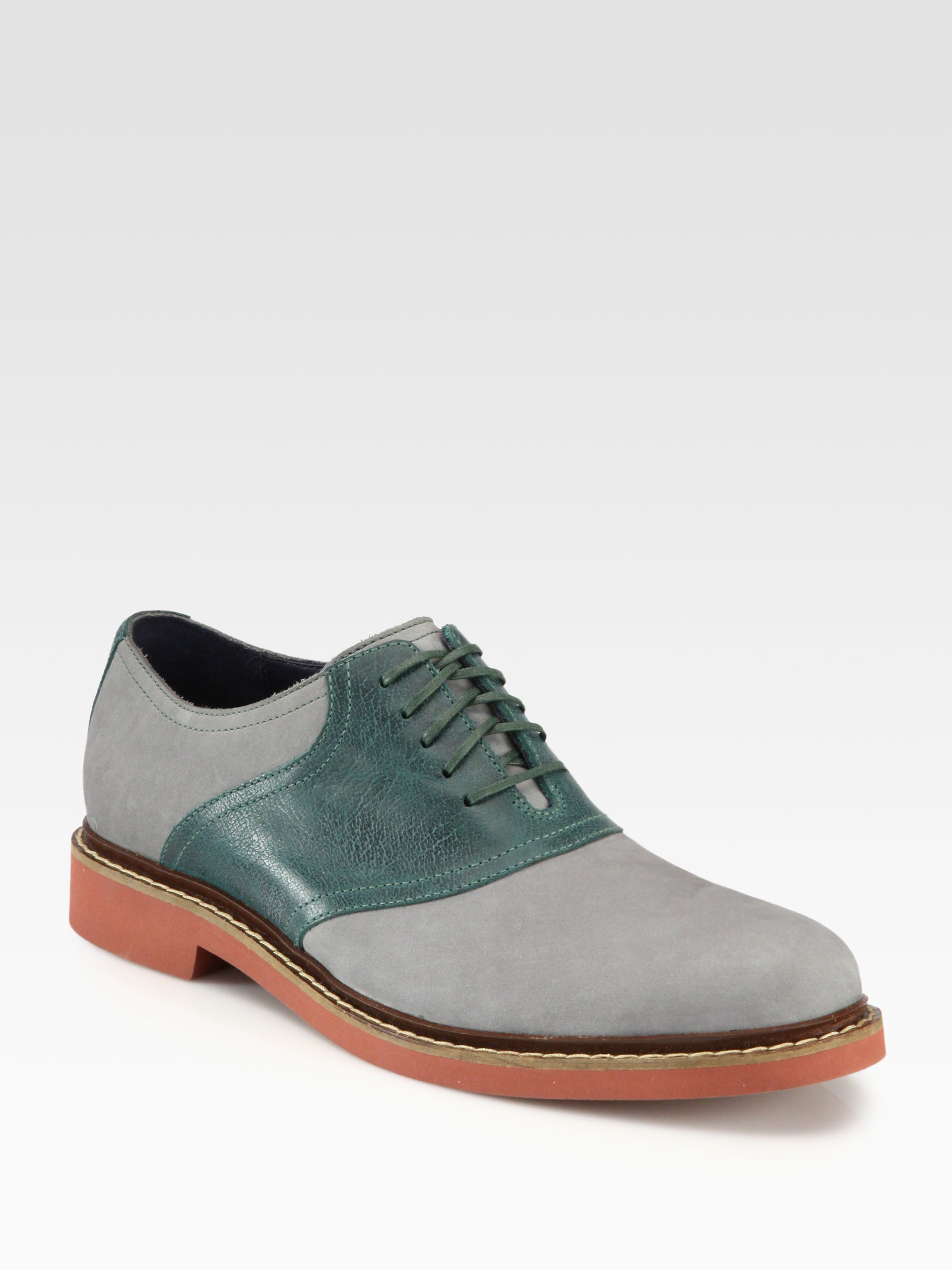 Cole Haan Air Harrison Eva Saddle Shoe in Green for Men - Lyst