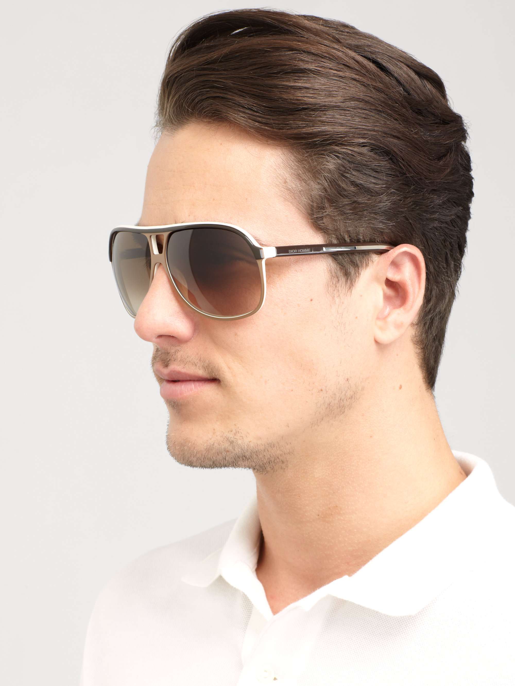 aviator shield sunglasses