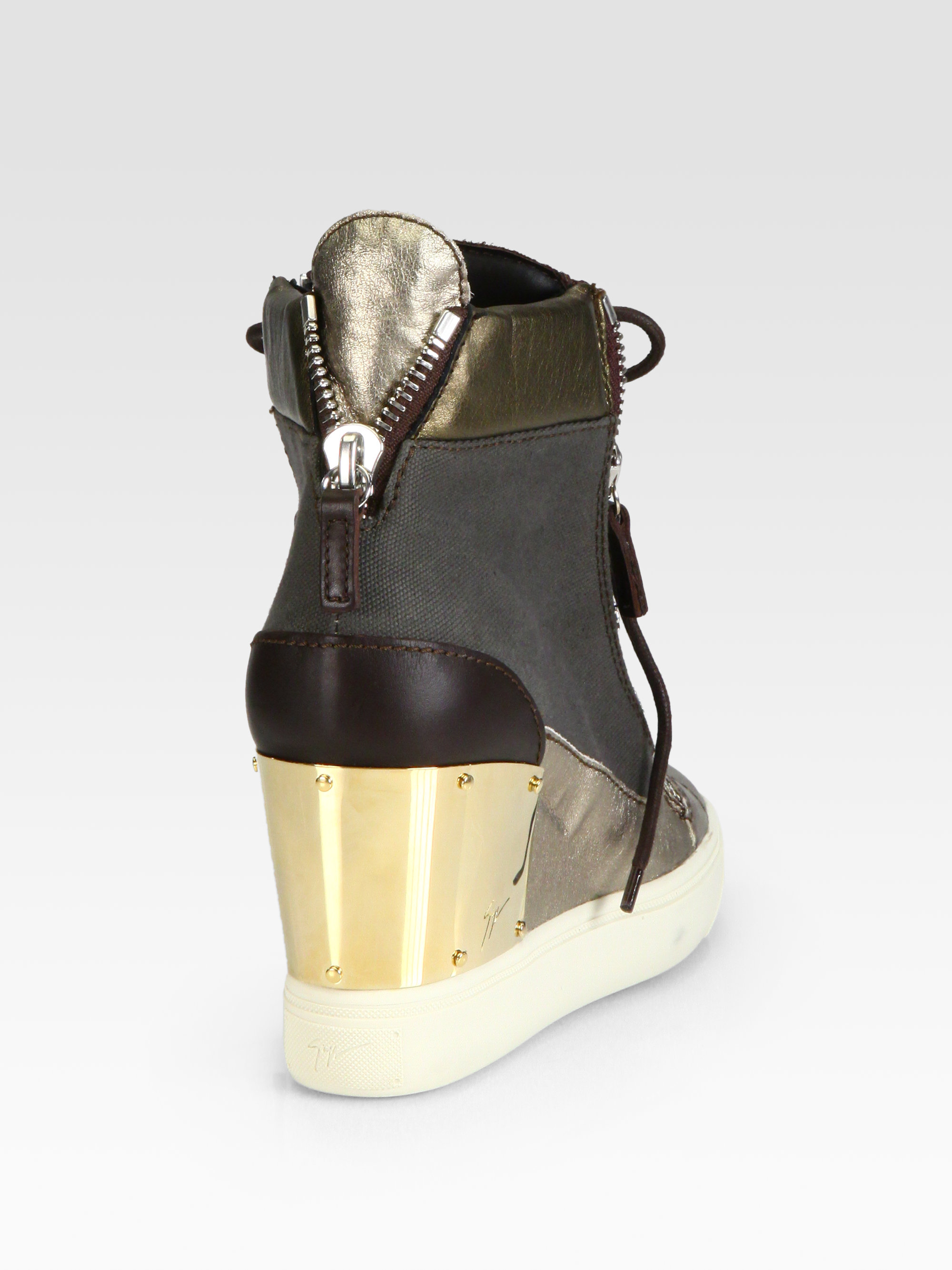 canvas sneaker wedge