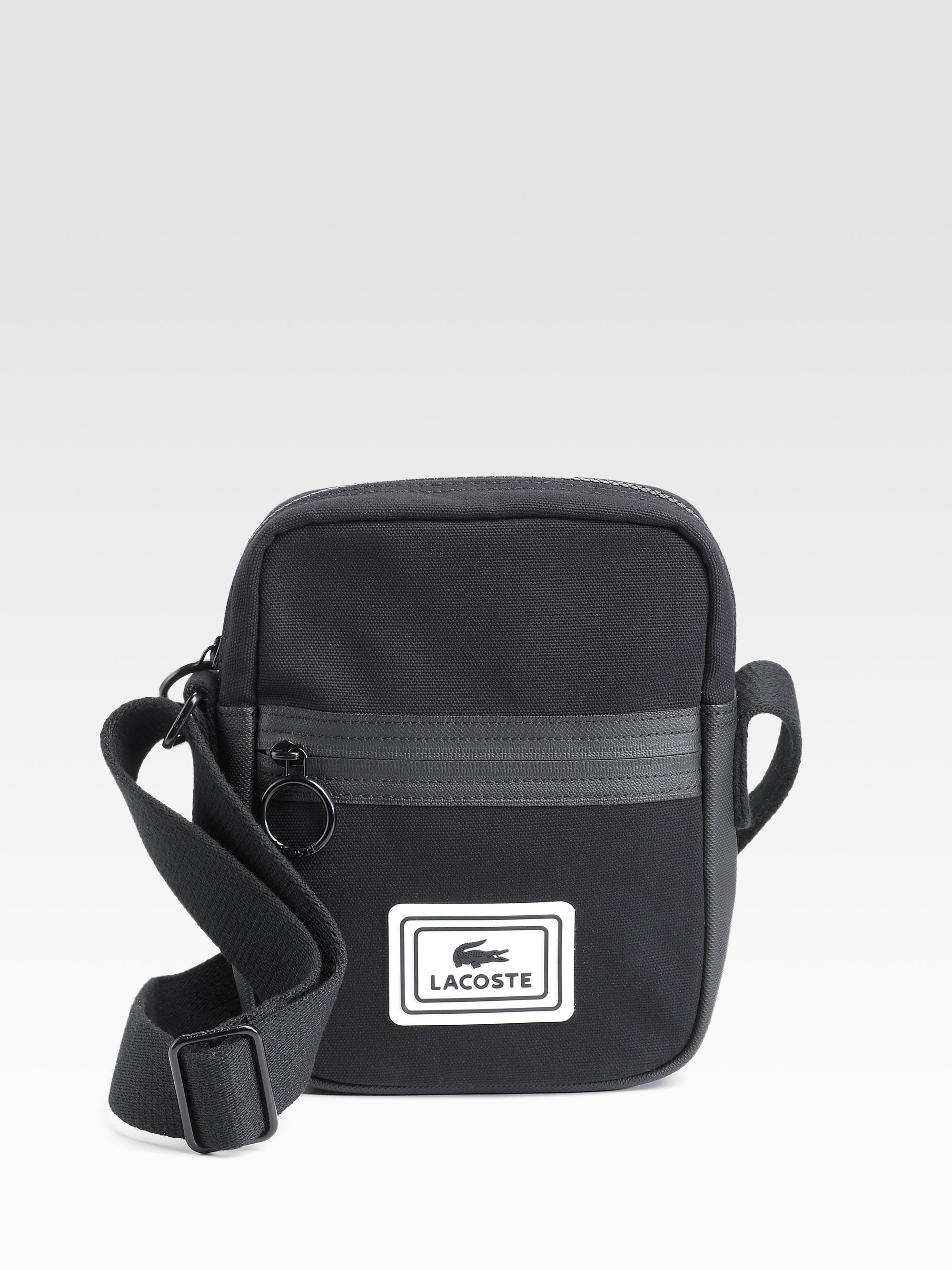 lacoste side pouch