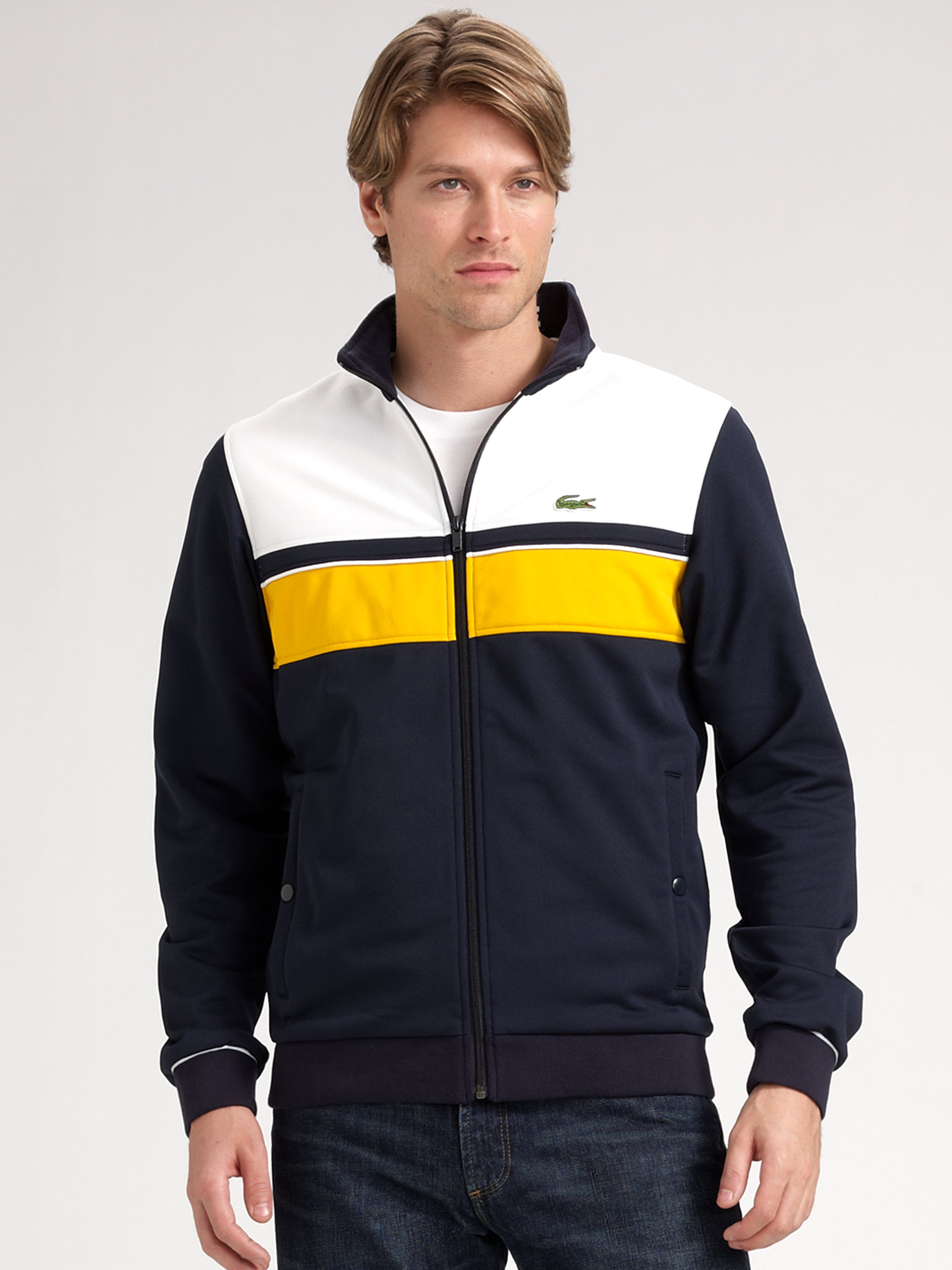 lacoste men's track jacket
