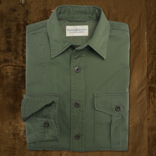 army green ralph lauren shirt