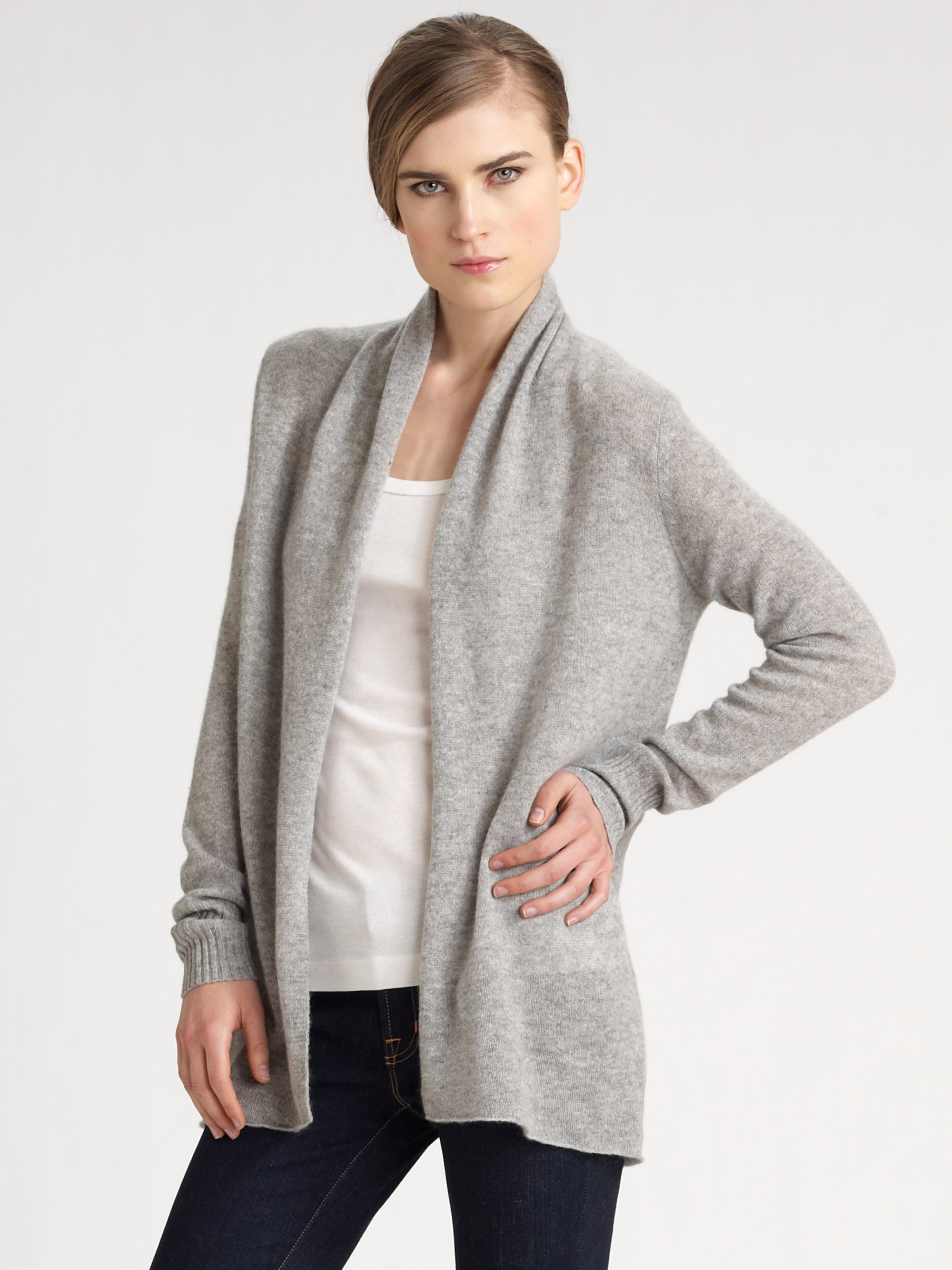 white warren cardigan