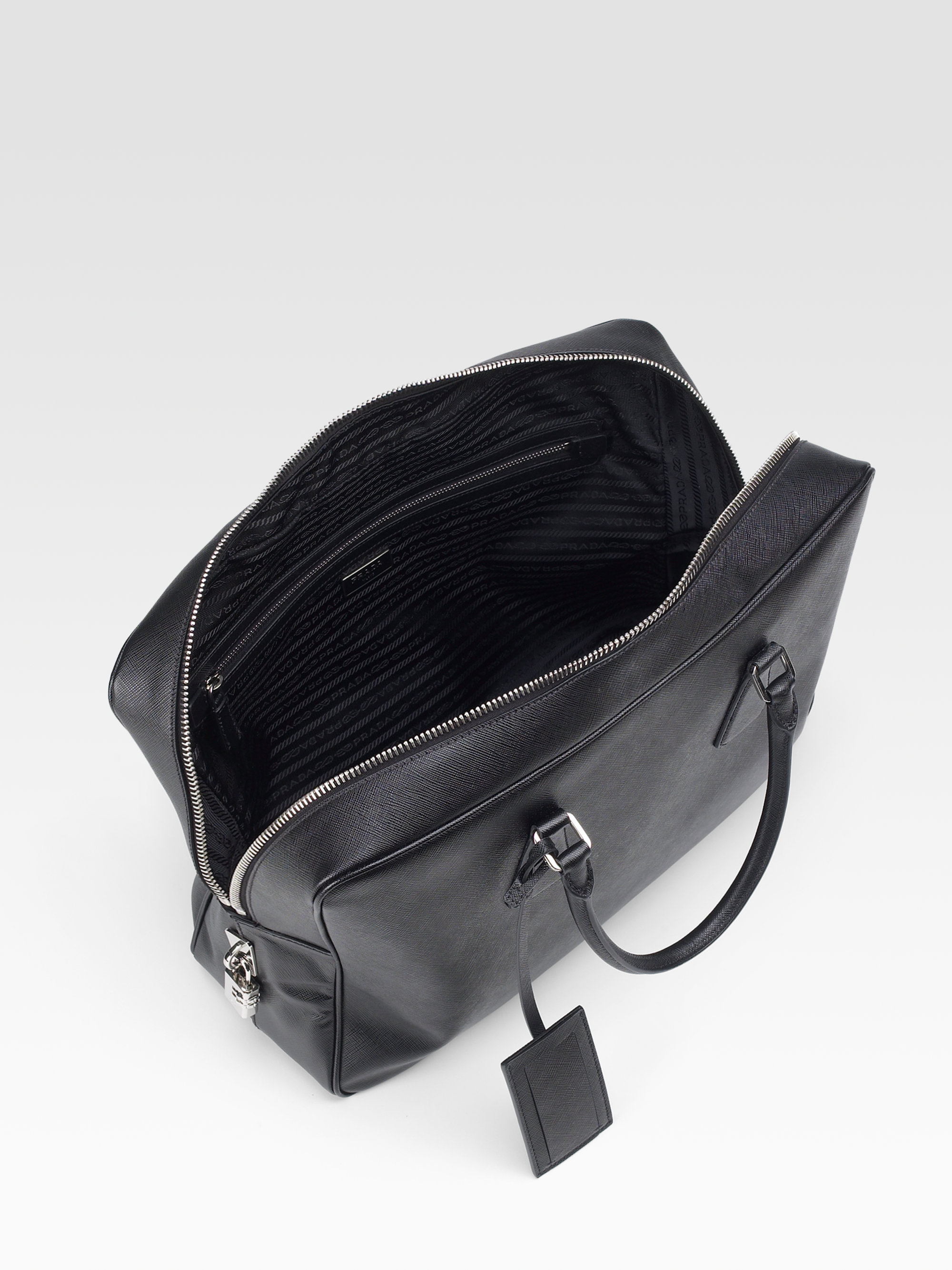 prada saffiano travel bag