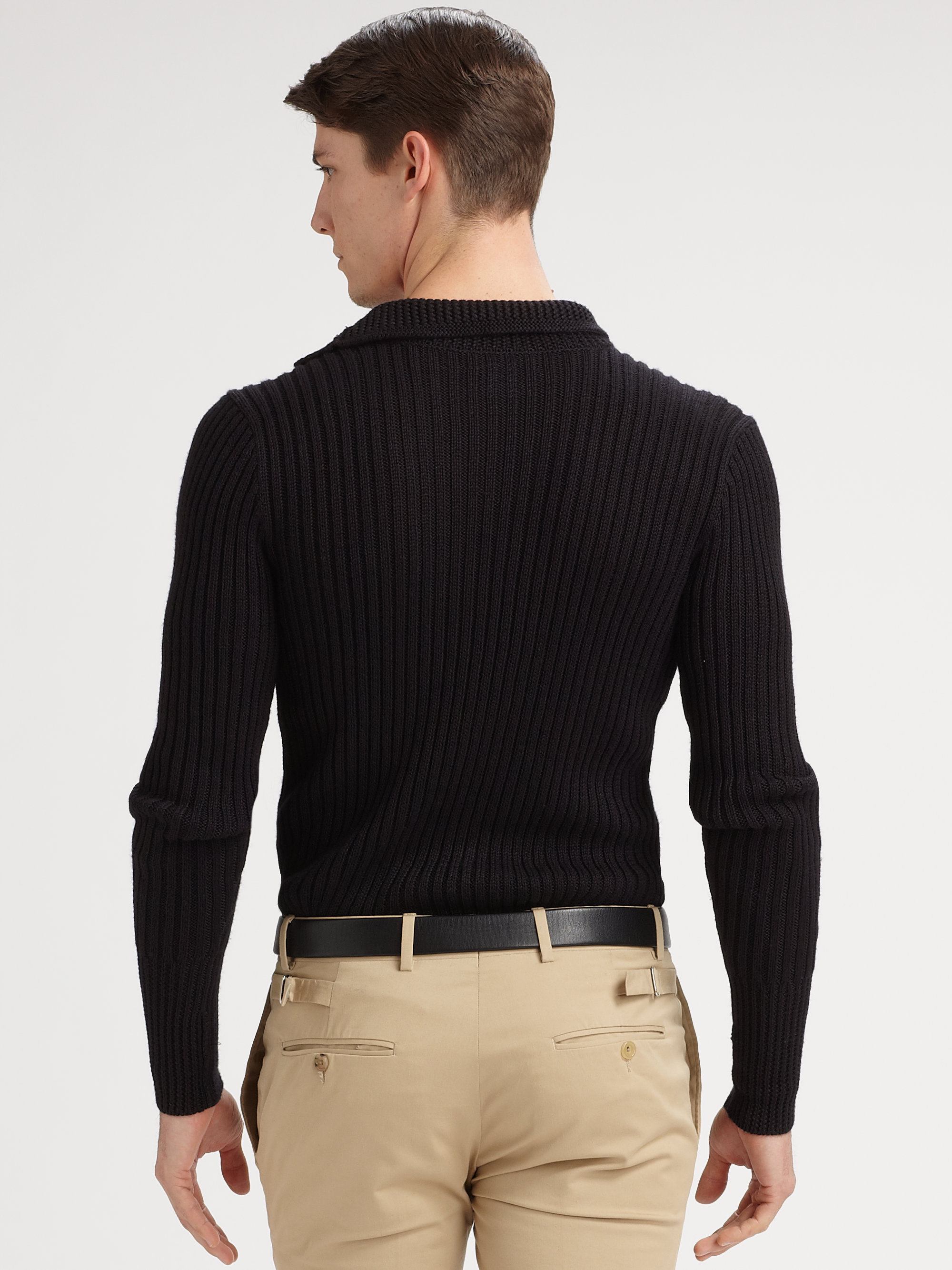 turtleneck button up