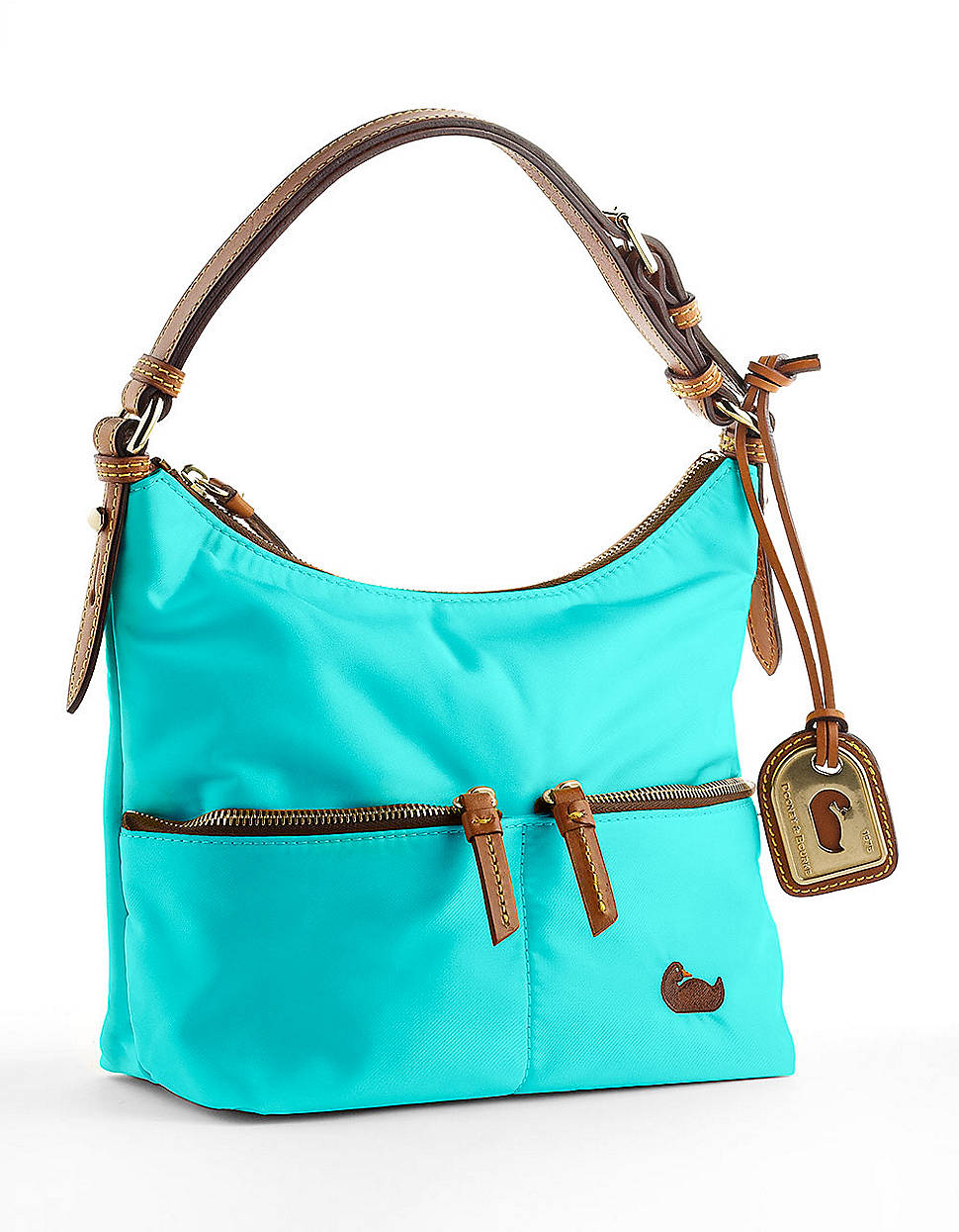 Dooney & Bourke Nylon Small Zipper Sac Bag in Green Lyst