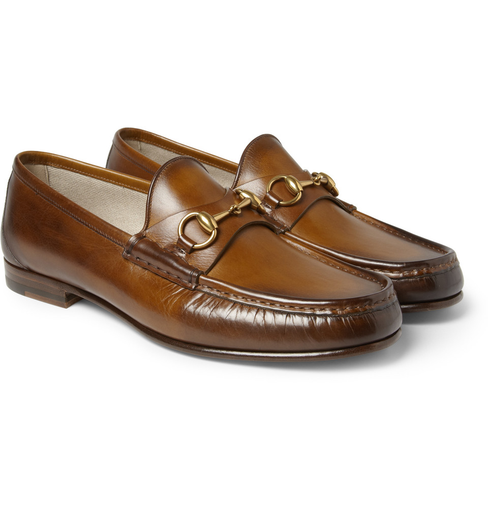 gucci horsebit leather loafer