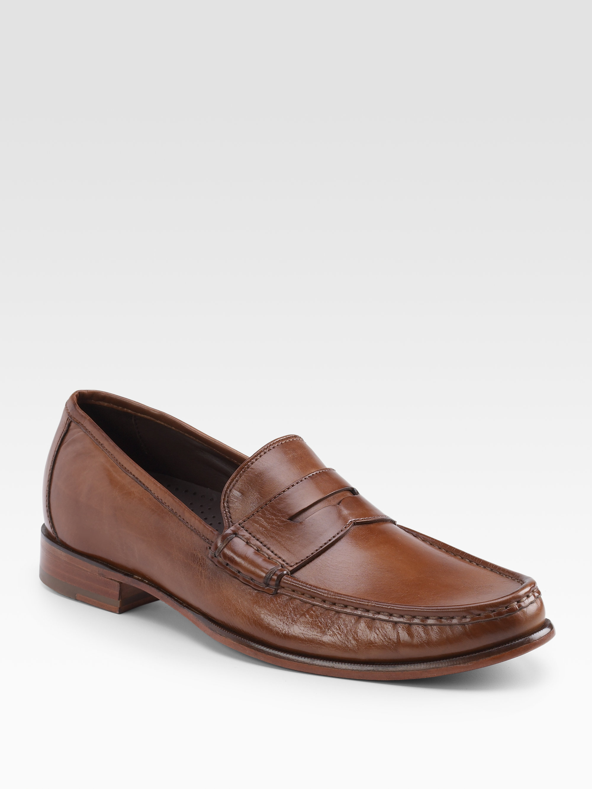 Air Aiden Penny Loafers in British Tan 