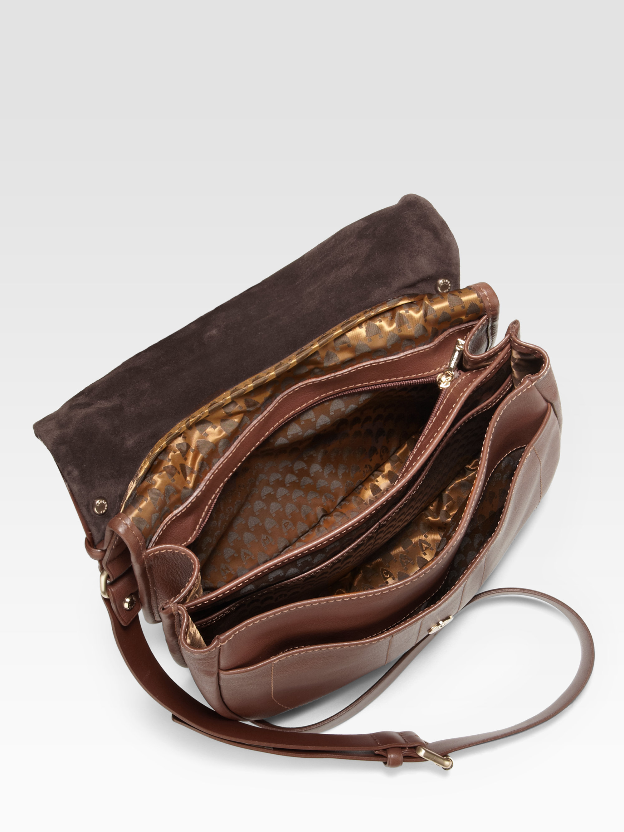 Longchamp Balzane Flap Crossbody Bag in Oak Brown (Brown) Lyst