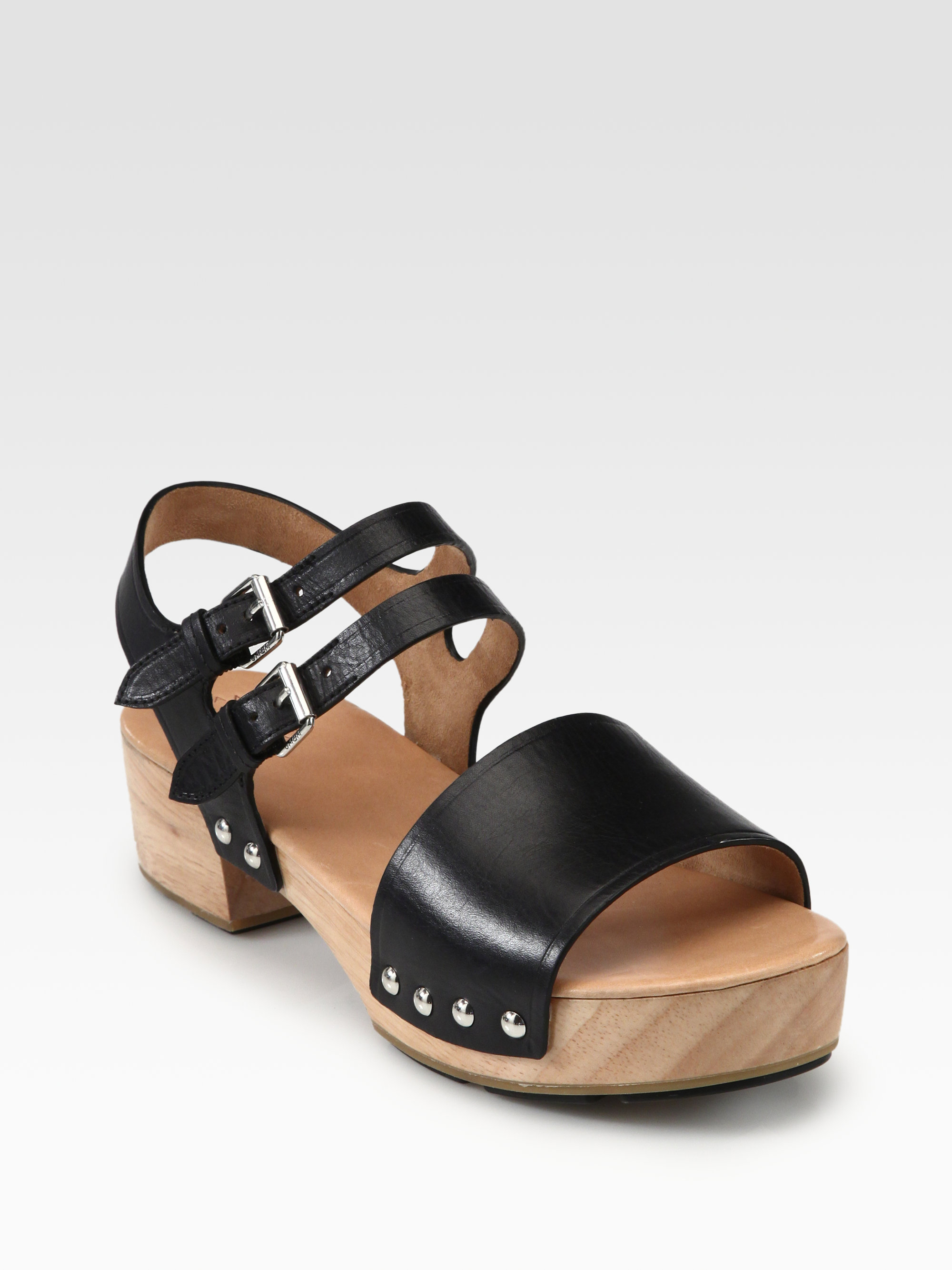 wooden clog sandals