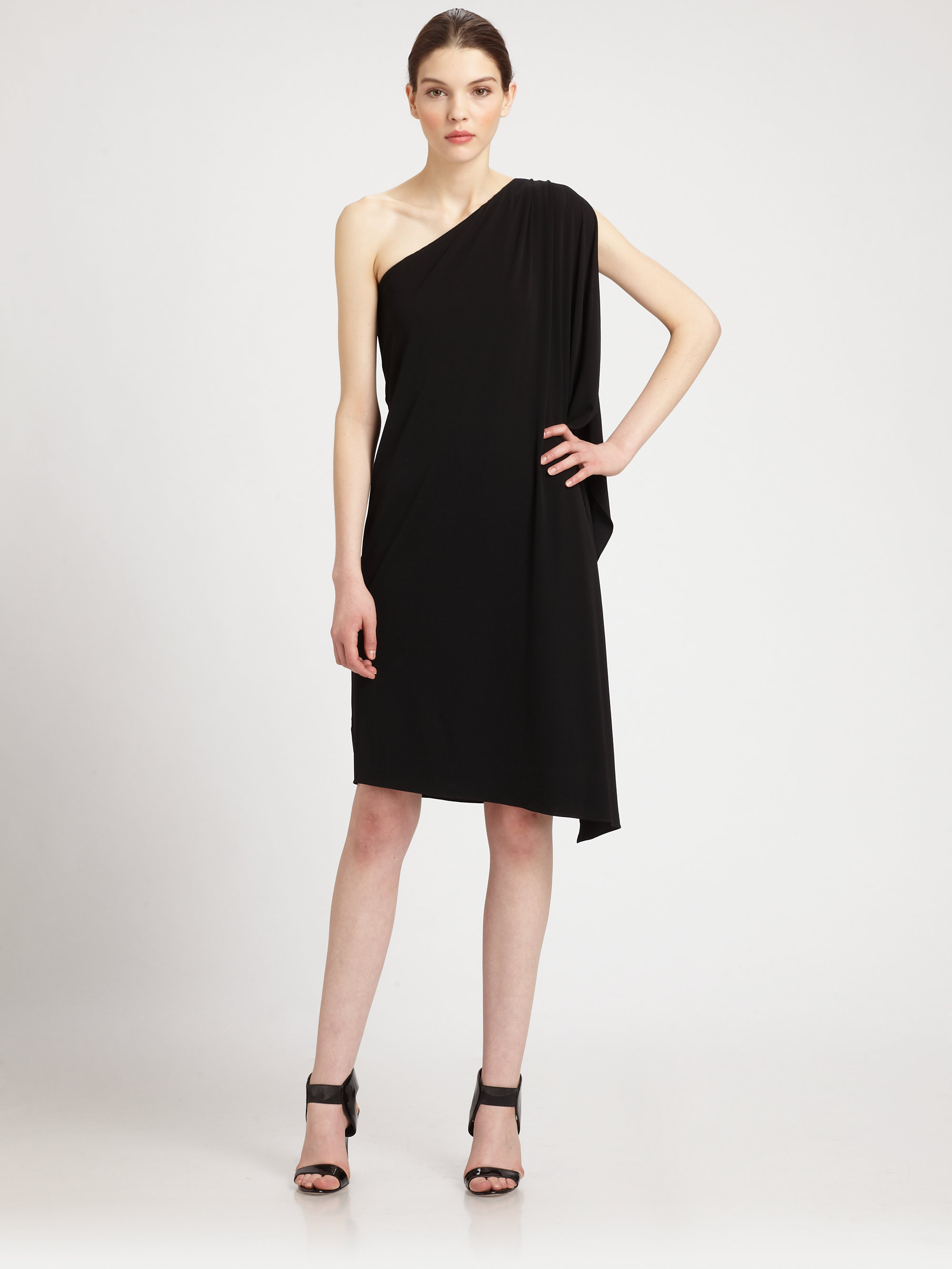 Black toga dress Clearance