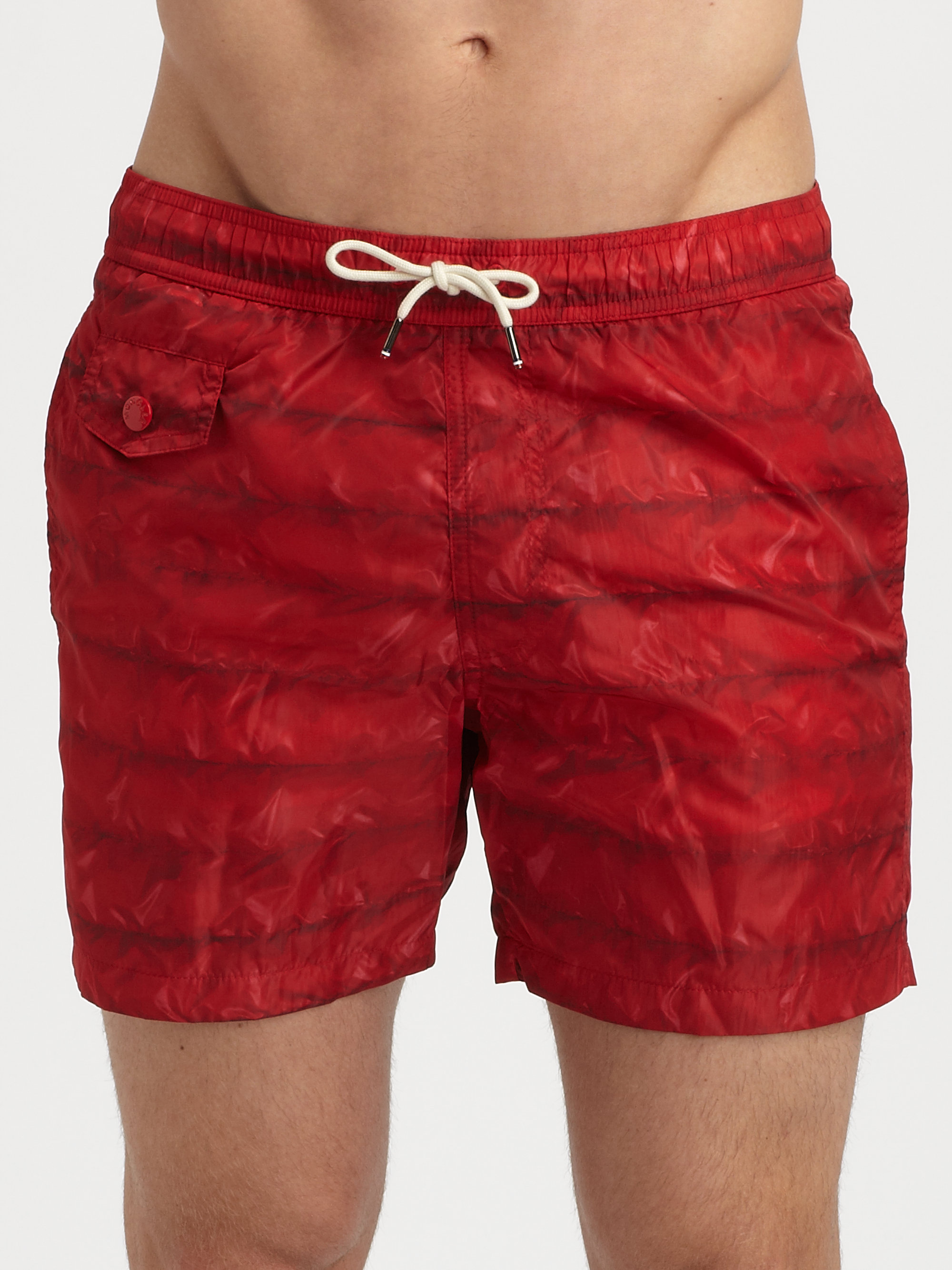mens red moncler swim shorts mens red moncler swim shorts
