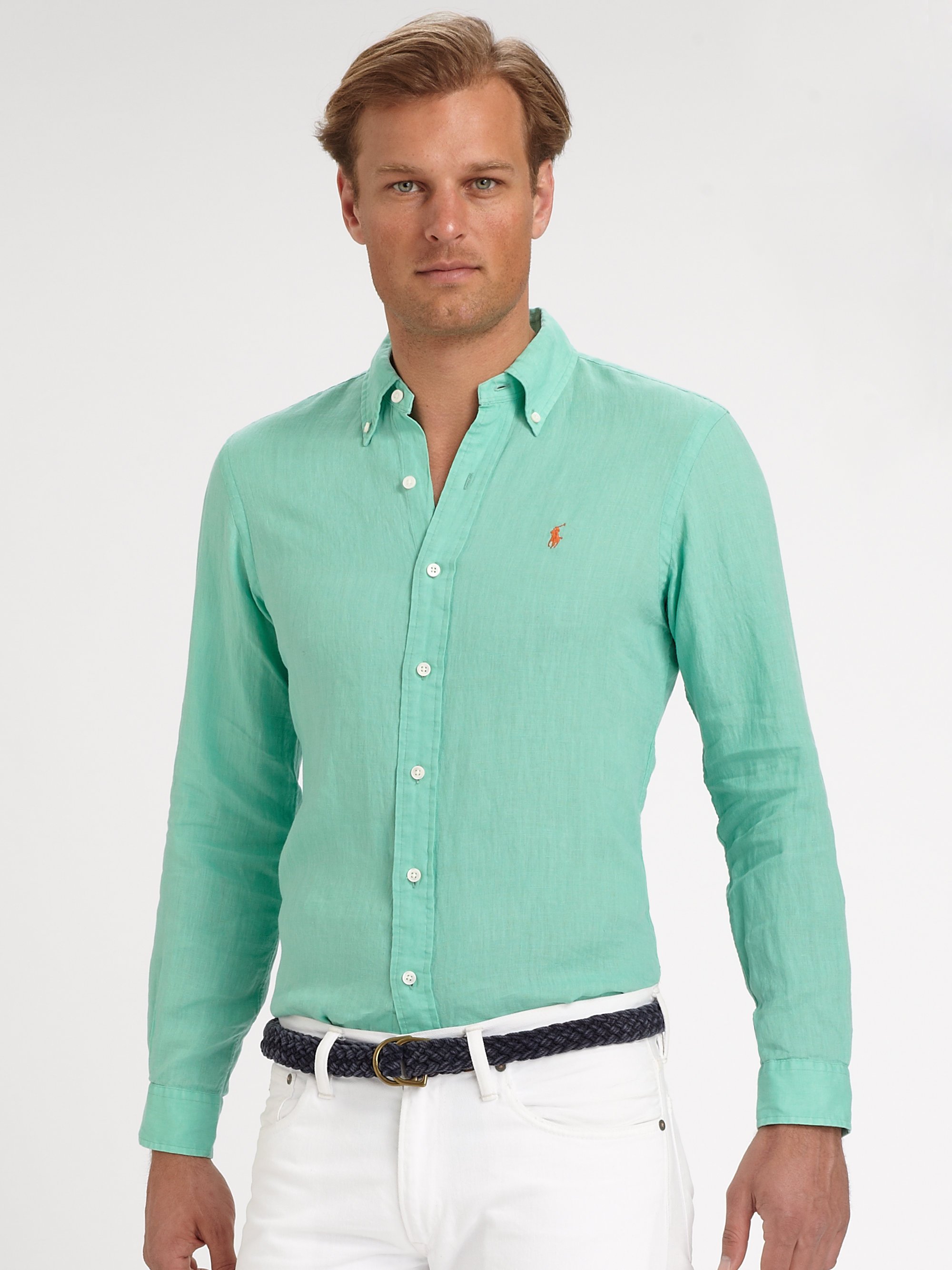 linen ralph lauren shirt