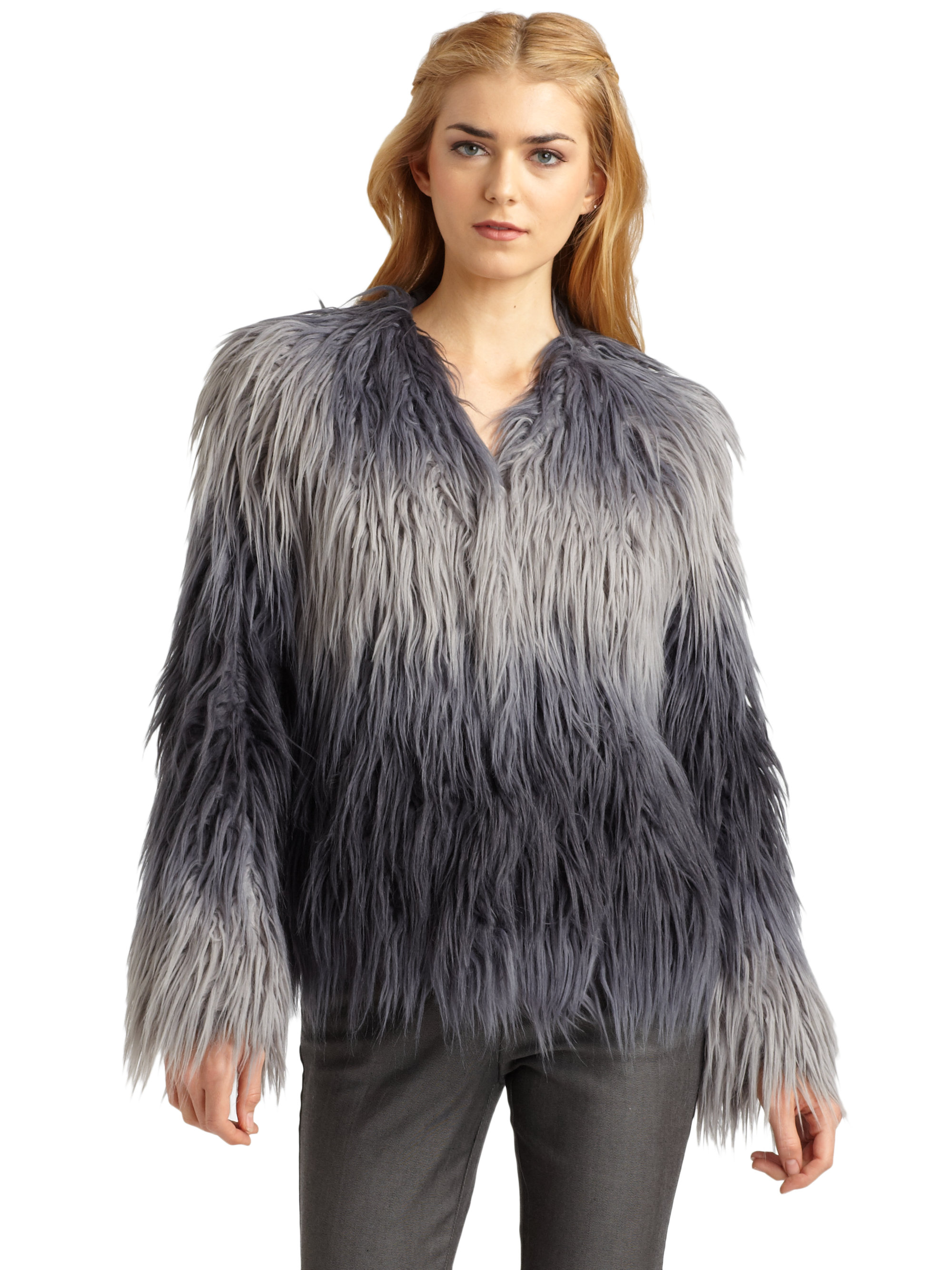 rachel zoe fur coat