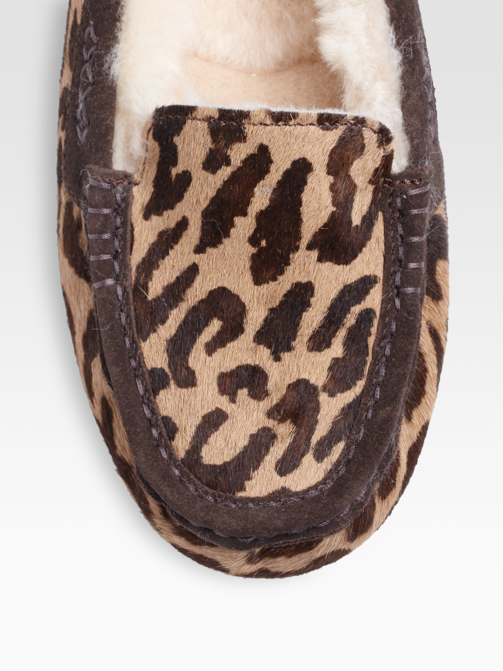 Ugg Kammi Calf Hair Leopard Lyst