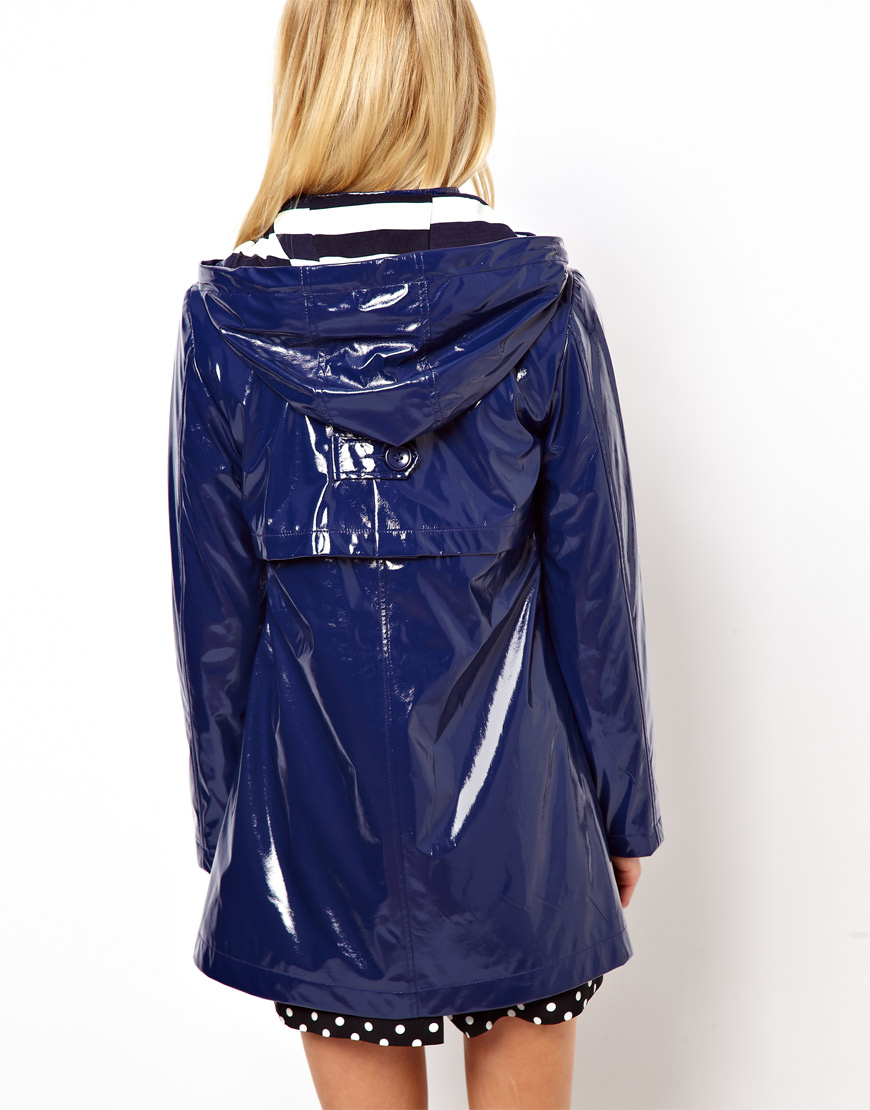 petite lined raincoat