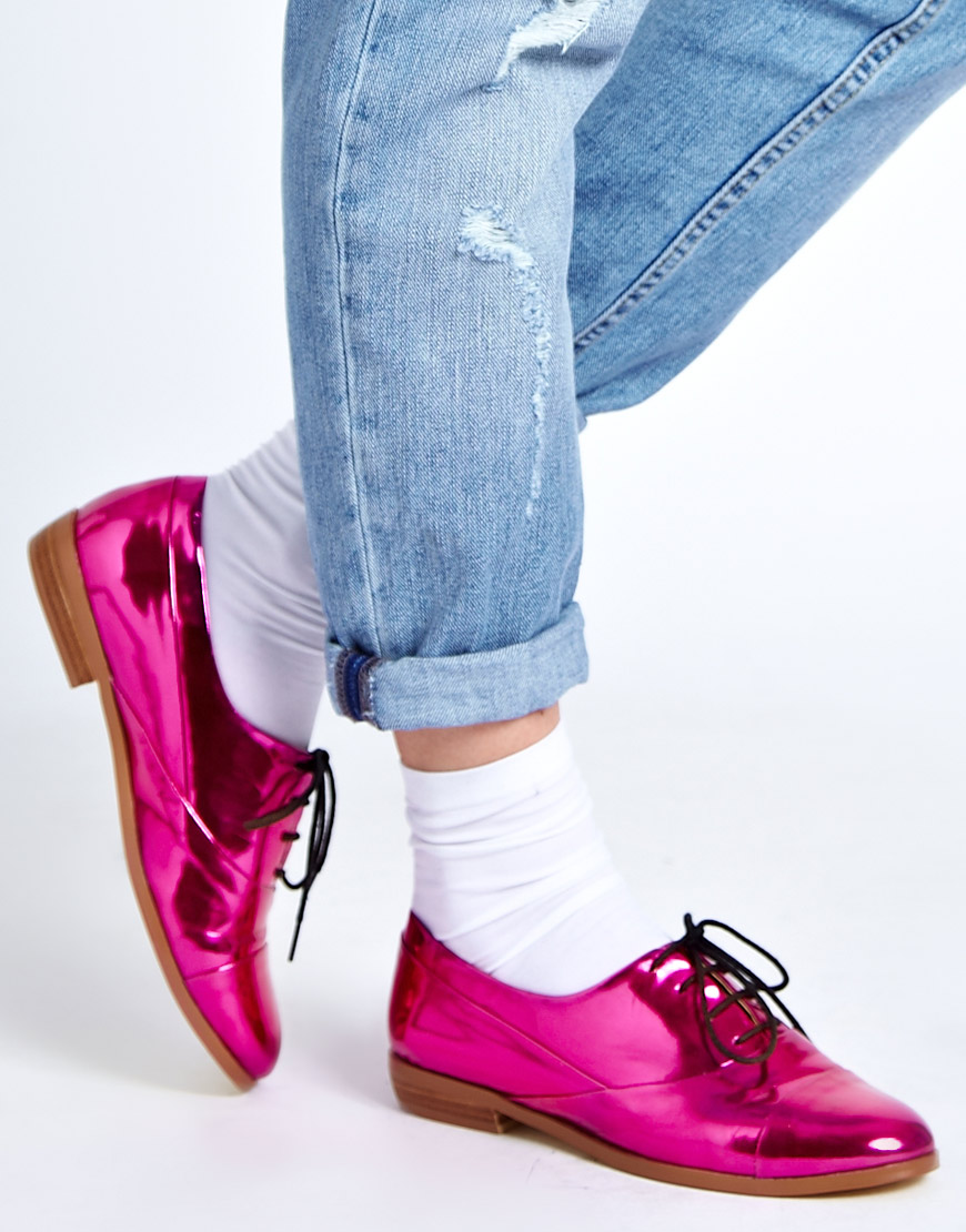 asos pink shoes