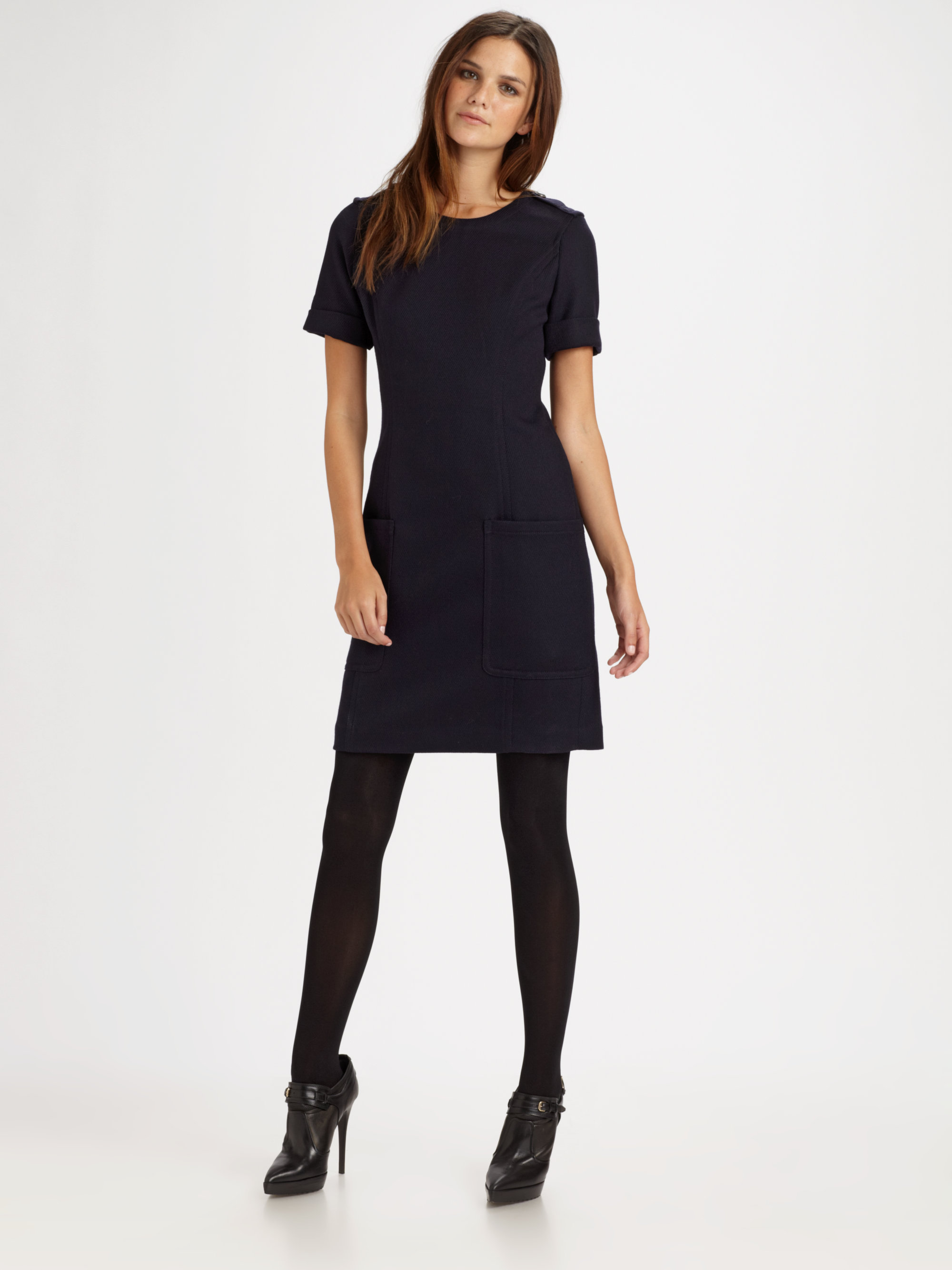 burberry navy dress