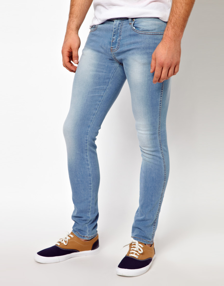 Dr. Denim Snap Skinny Jeans in Blue for Men - Lyst