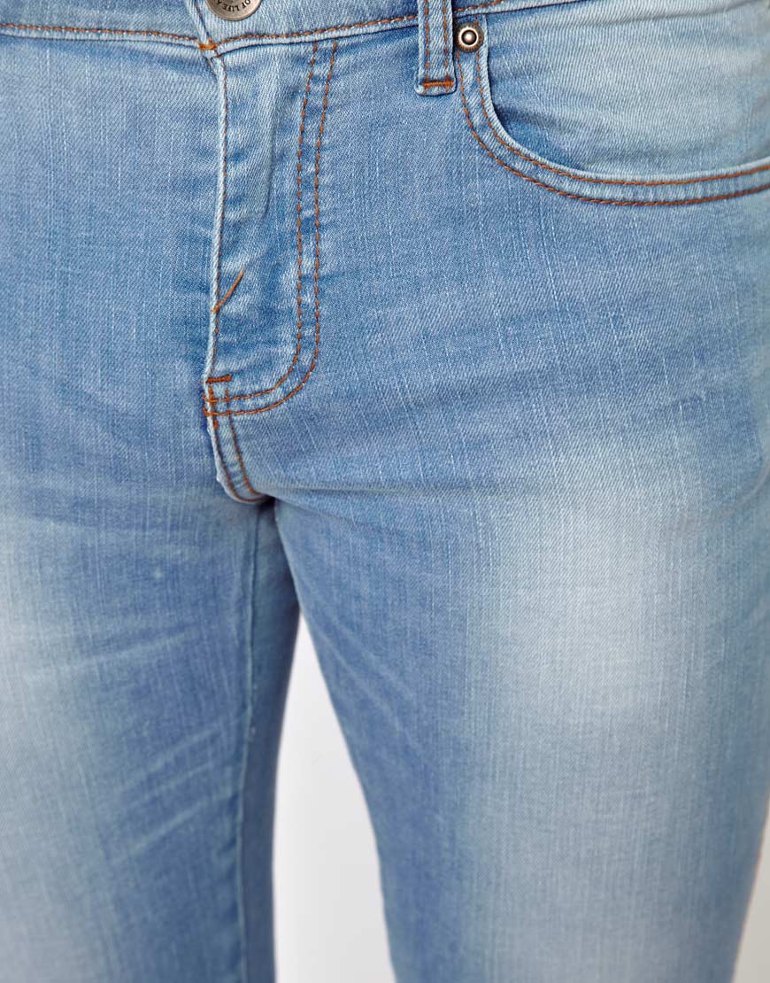 Dr. Denim Snap Skinny Jeans in Blue for Men - Lyst
