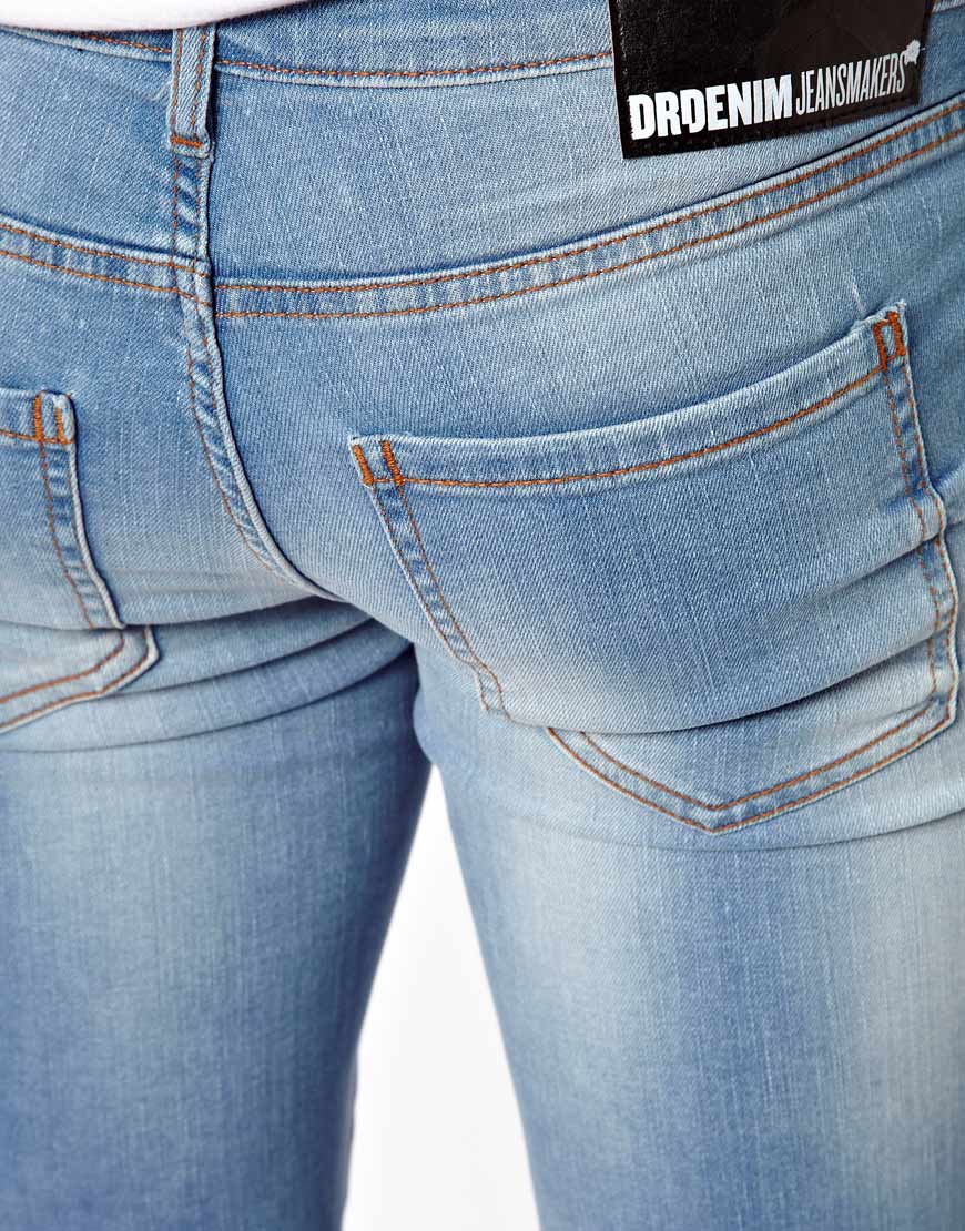 Dr. Denim Snap Skinny Jeans in Blue for Men - Lyst