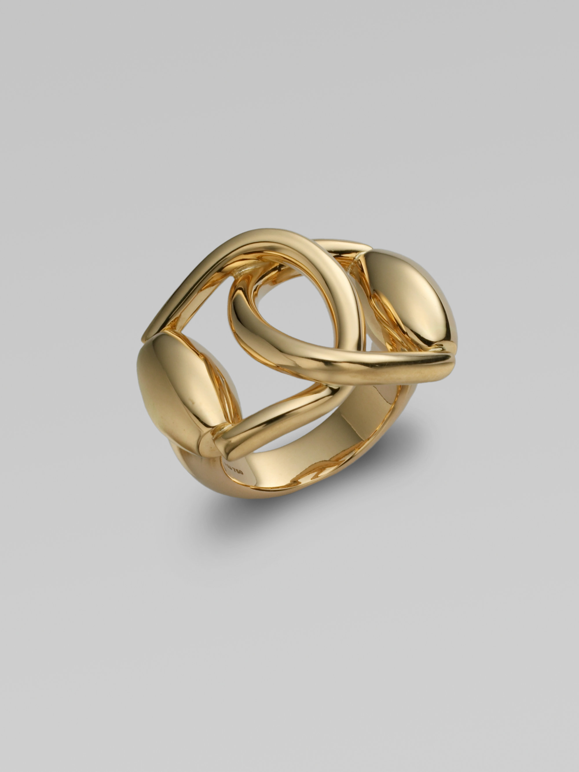 Inloggegevens Pelgrim moord Gucci 18k Gold Horsebit Ring in Metallic | Lyst