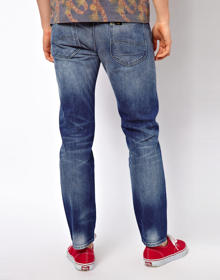 Lee Jeans Lee 101 S Jeans Slim Fit Candiani White Selvage in Blue for ...