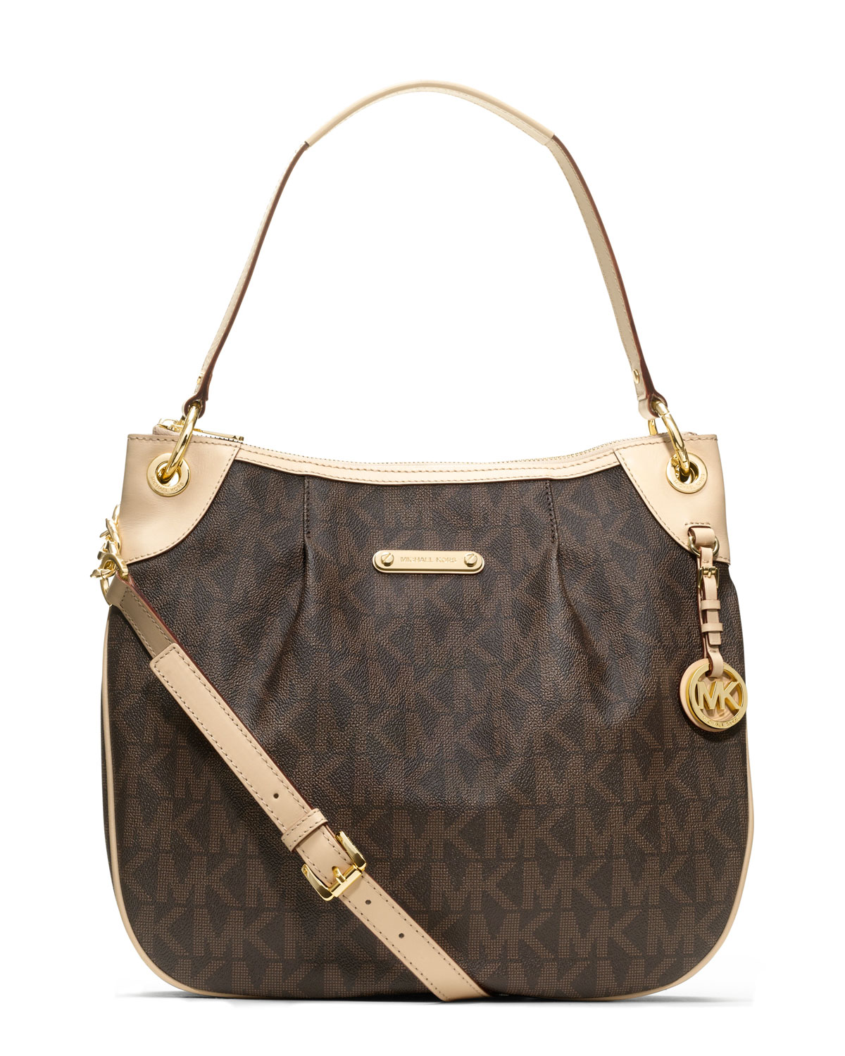 michael kors monogram shoulder bag