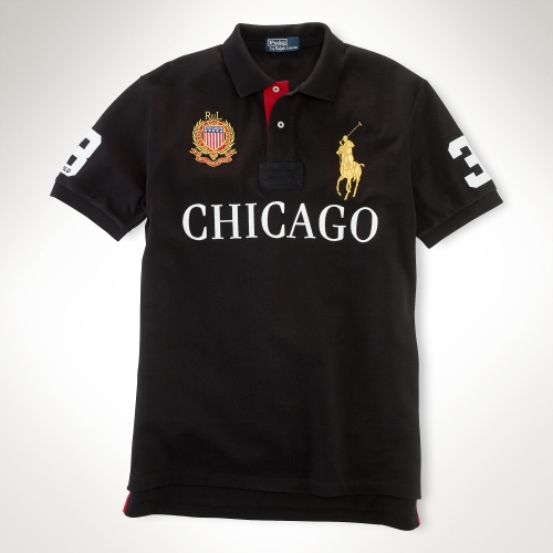 Polo Ralph Lauren Classic Fit Big Pony City Polo in Black for Men | Lyst