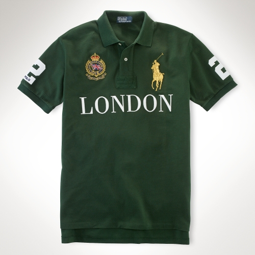 Polo Ralph Lauren Classicfit Big Pony City Polo in Green for Men | Lyst