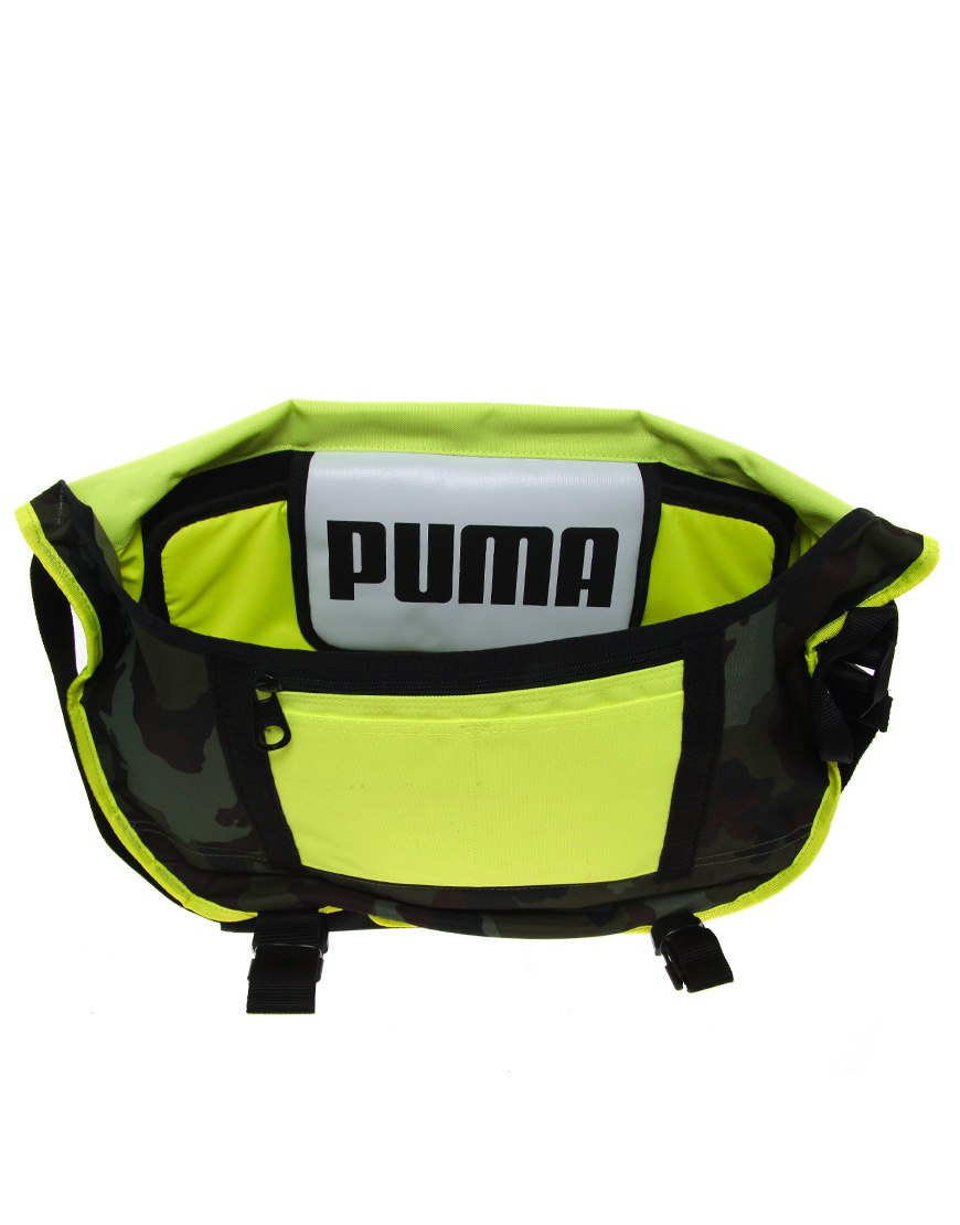 puma courier bag black