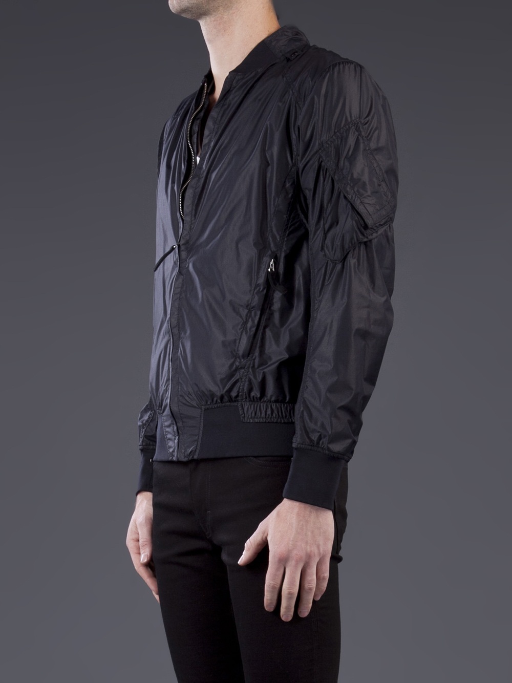 Lyst Stone Island Windbreaker Jacket in Black for Men