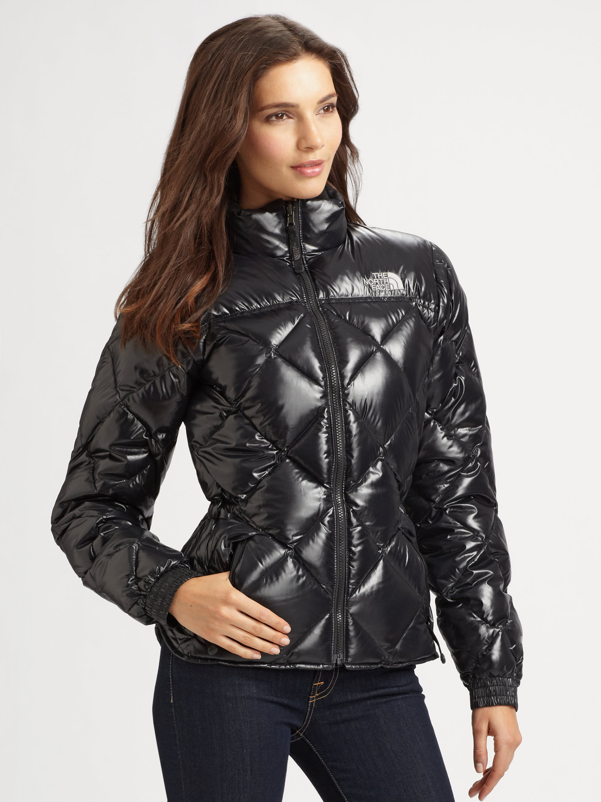 Lyst - The North Face Quilted Puffer Jacket in Black