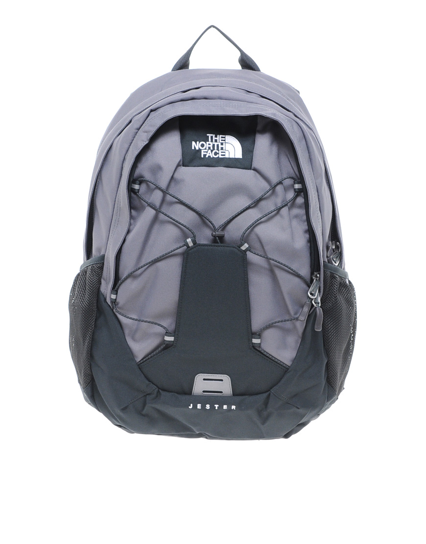 north face jester backpack gray