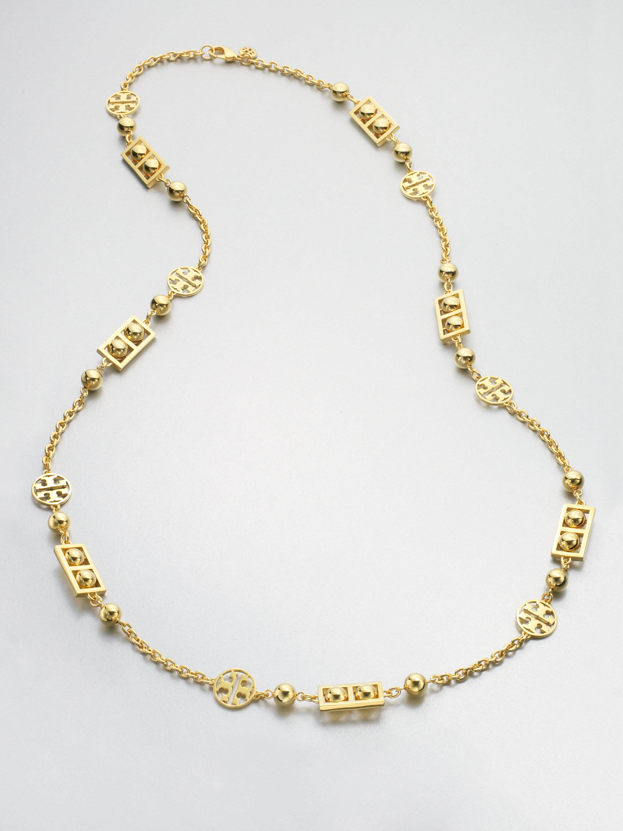 Tory Burch Signature Necklace in Gold (Metallic) Lyst