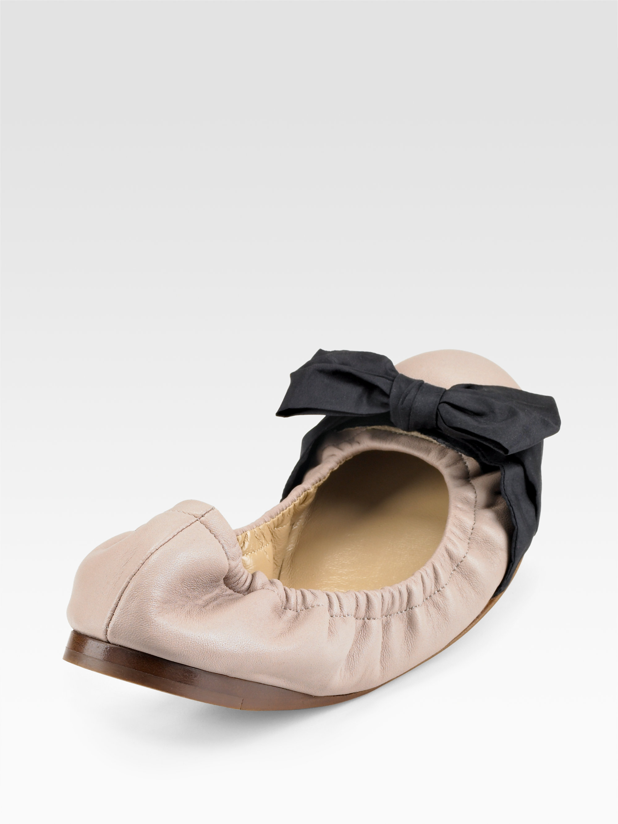 scrunch ballet flats