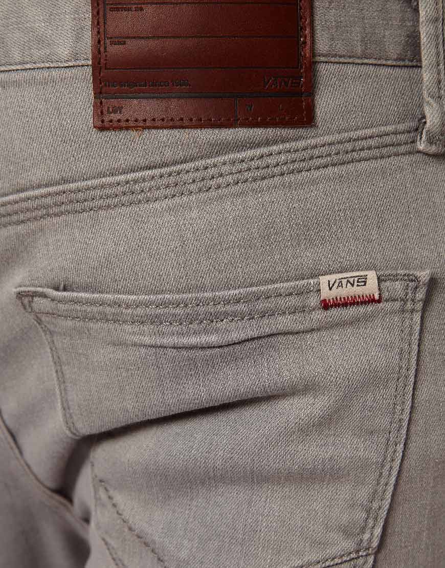 Implacable tablero Árbol genealógico Vans Jeans V76 Skinny Fit Grey Washed in Gray for Men | Lyst